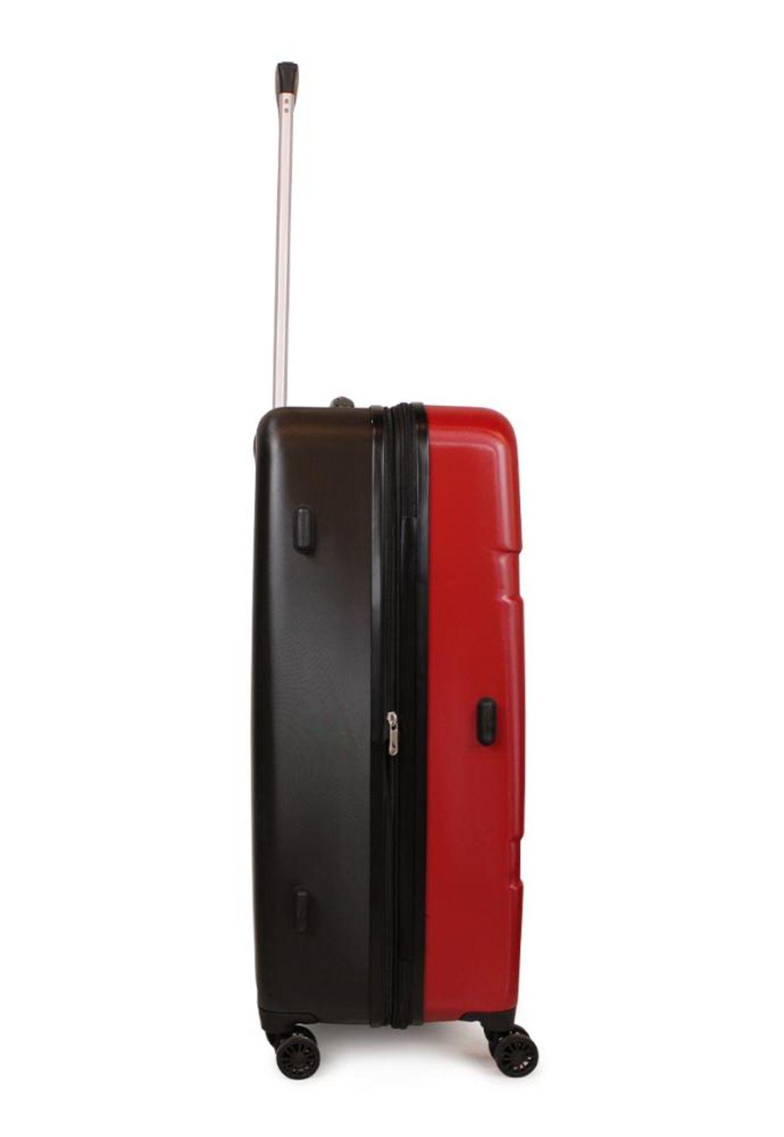 Maleta Bora Mediana 20kg roja-negra Nautica-7