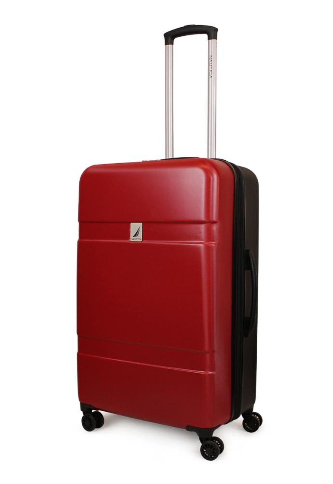 Maleta Bora Mediana 20kg roja-negra Nautica-0