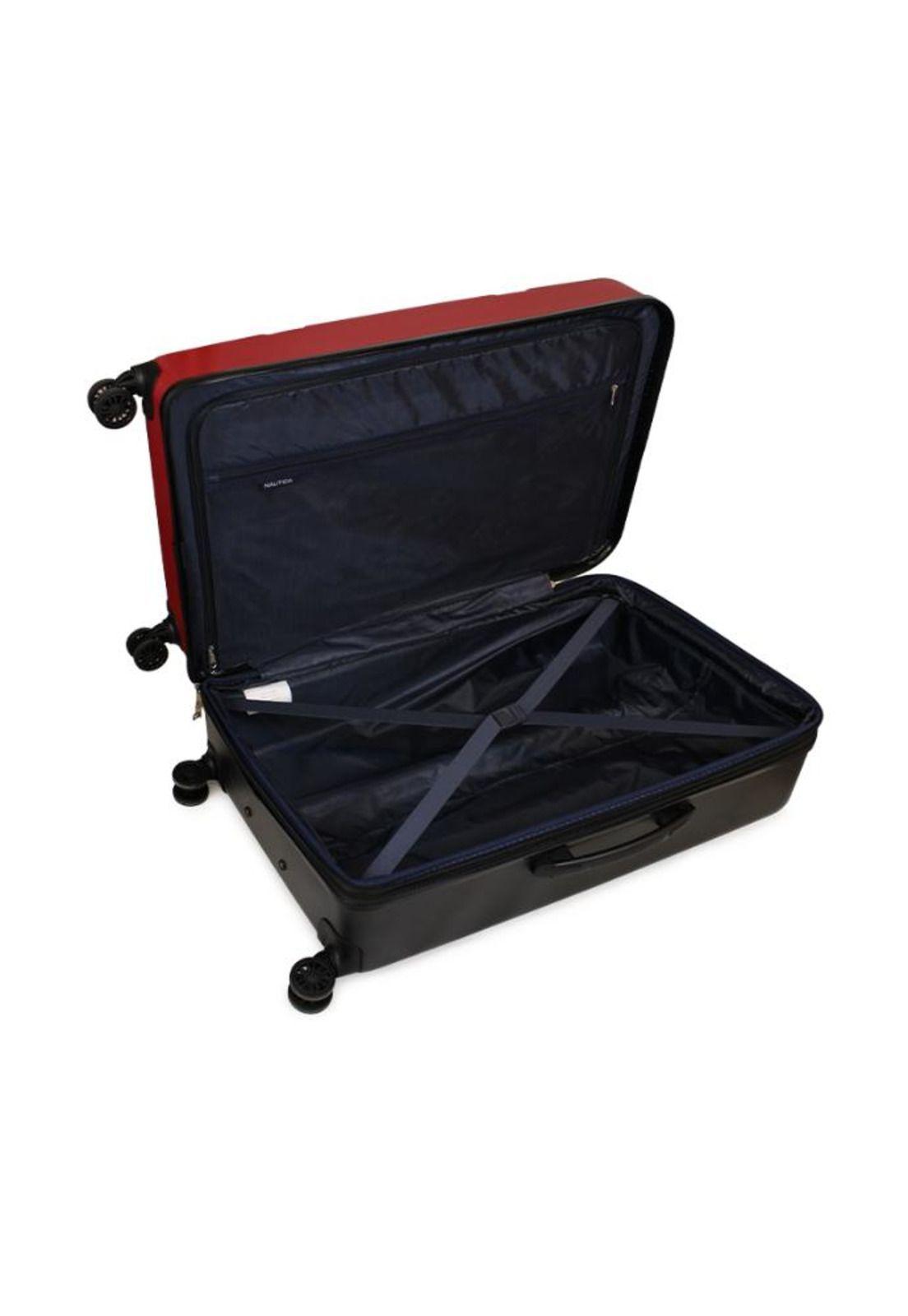 Maleta Bora Mediana 20kg roja-negra Nautica-1