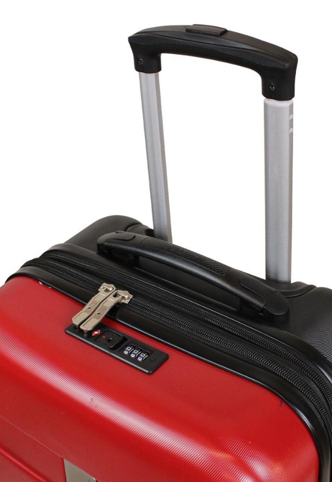 Maleta Bora Mediana 20kg roja-negra Nautica-3