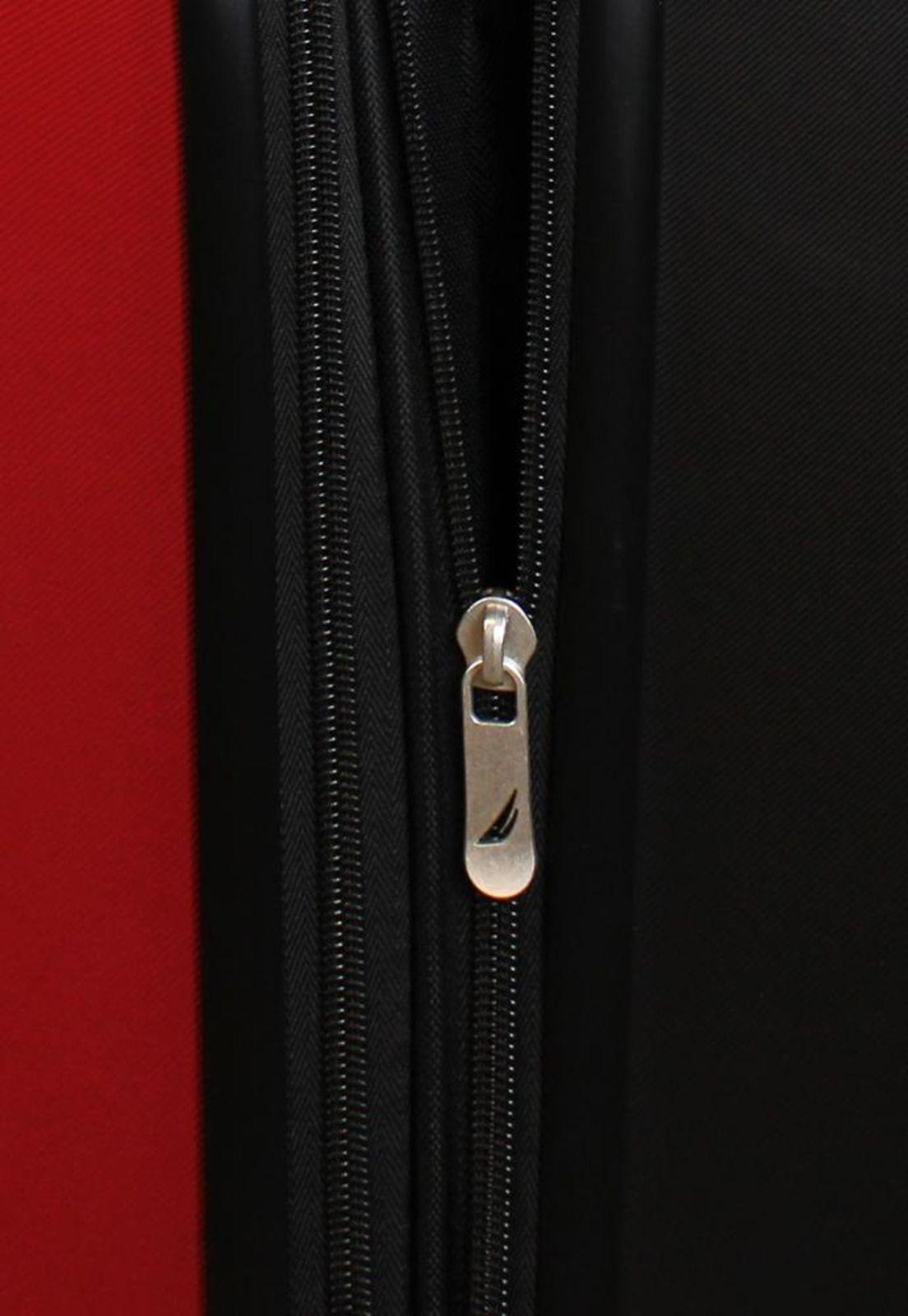 Maleta Bora Mediana 20kg roja-negra Nautica-4
