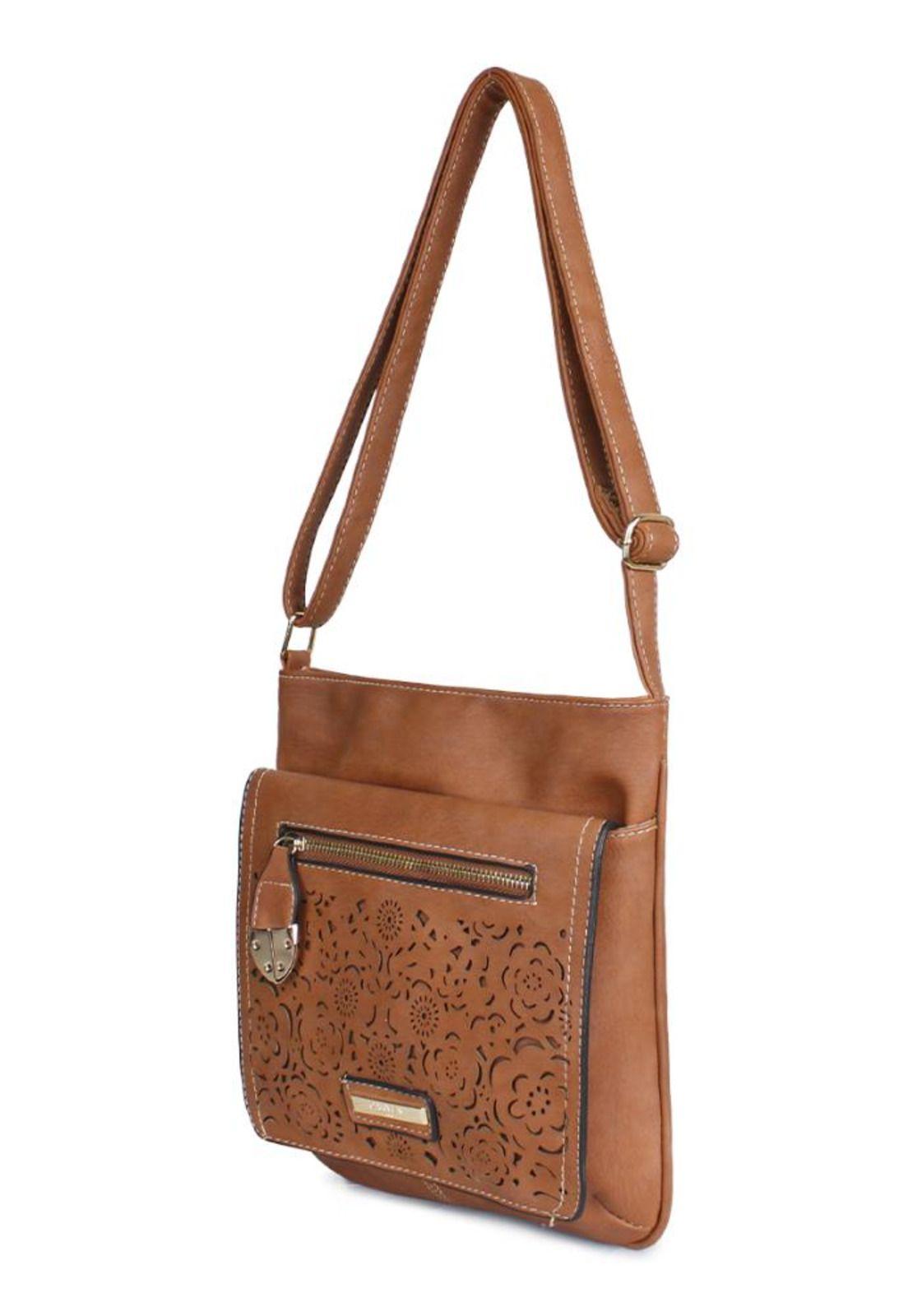 Cartera Flower café Carven-1