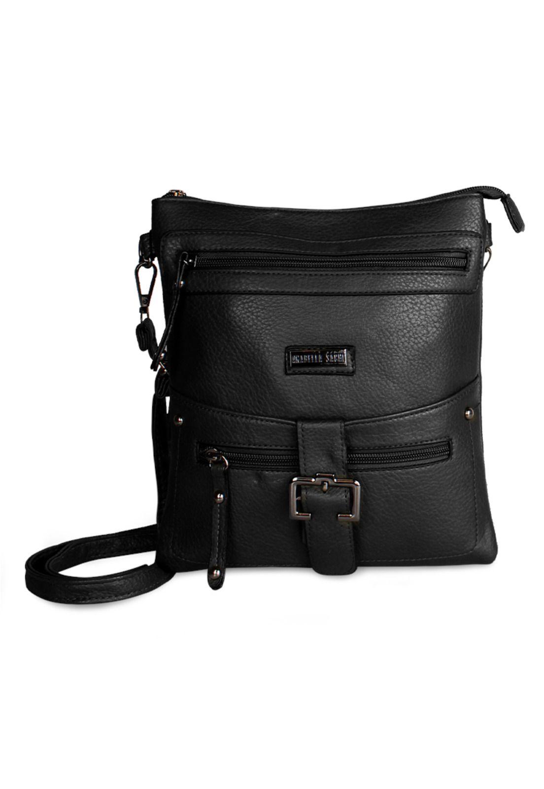 Cartera bandolera Pola negra Anabella Sachi-3