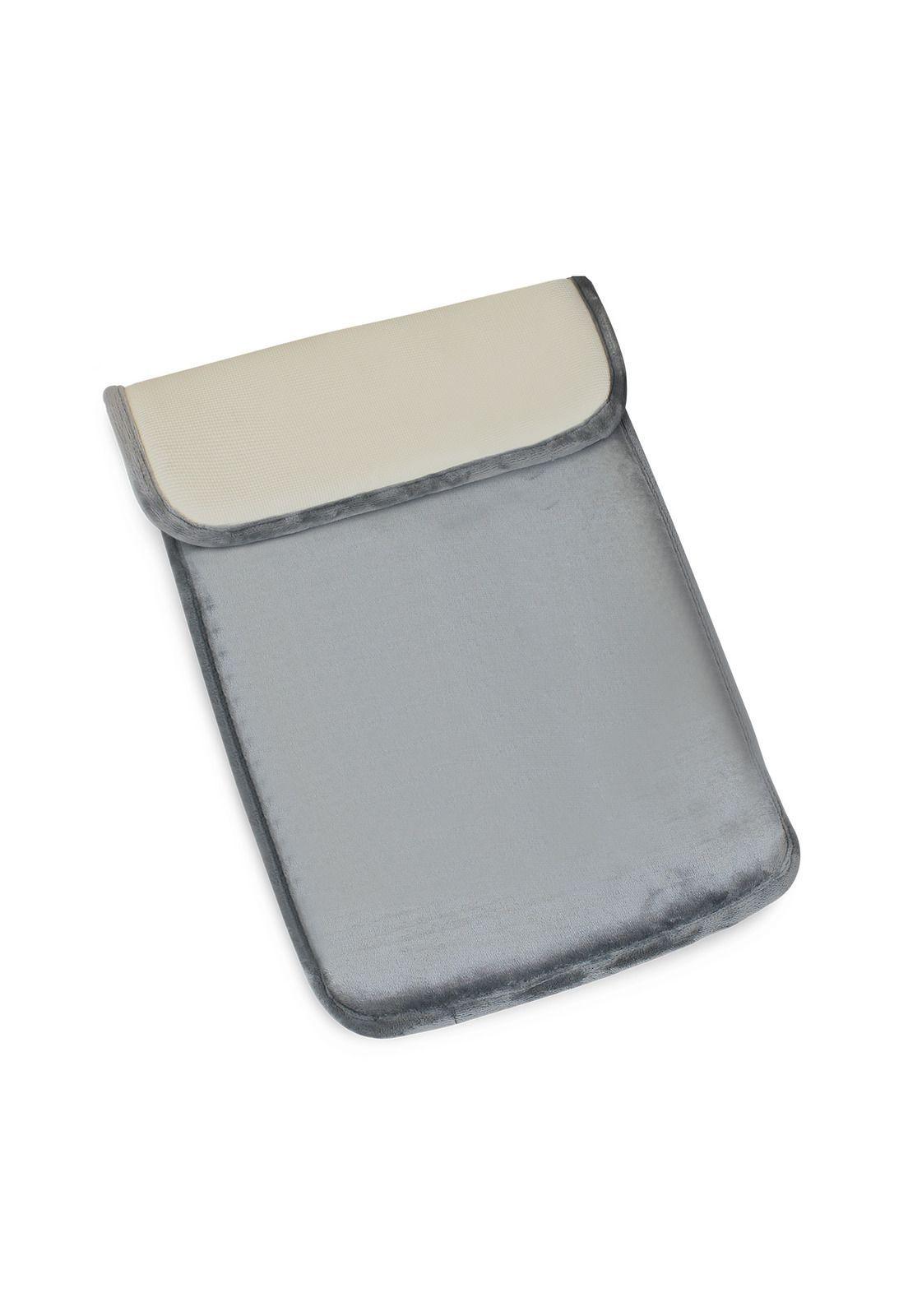 Alfombra de Baño Nautica Home flannel 50x80cm absorbente gris-2