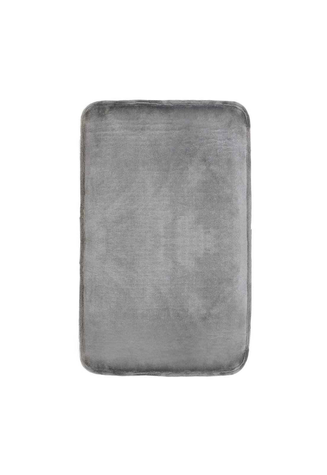 Alfombra de Baño Nautica Home flannel 50x80cm absorbente gris-5