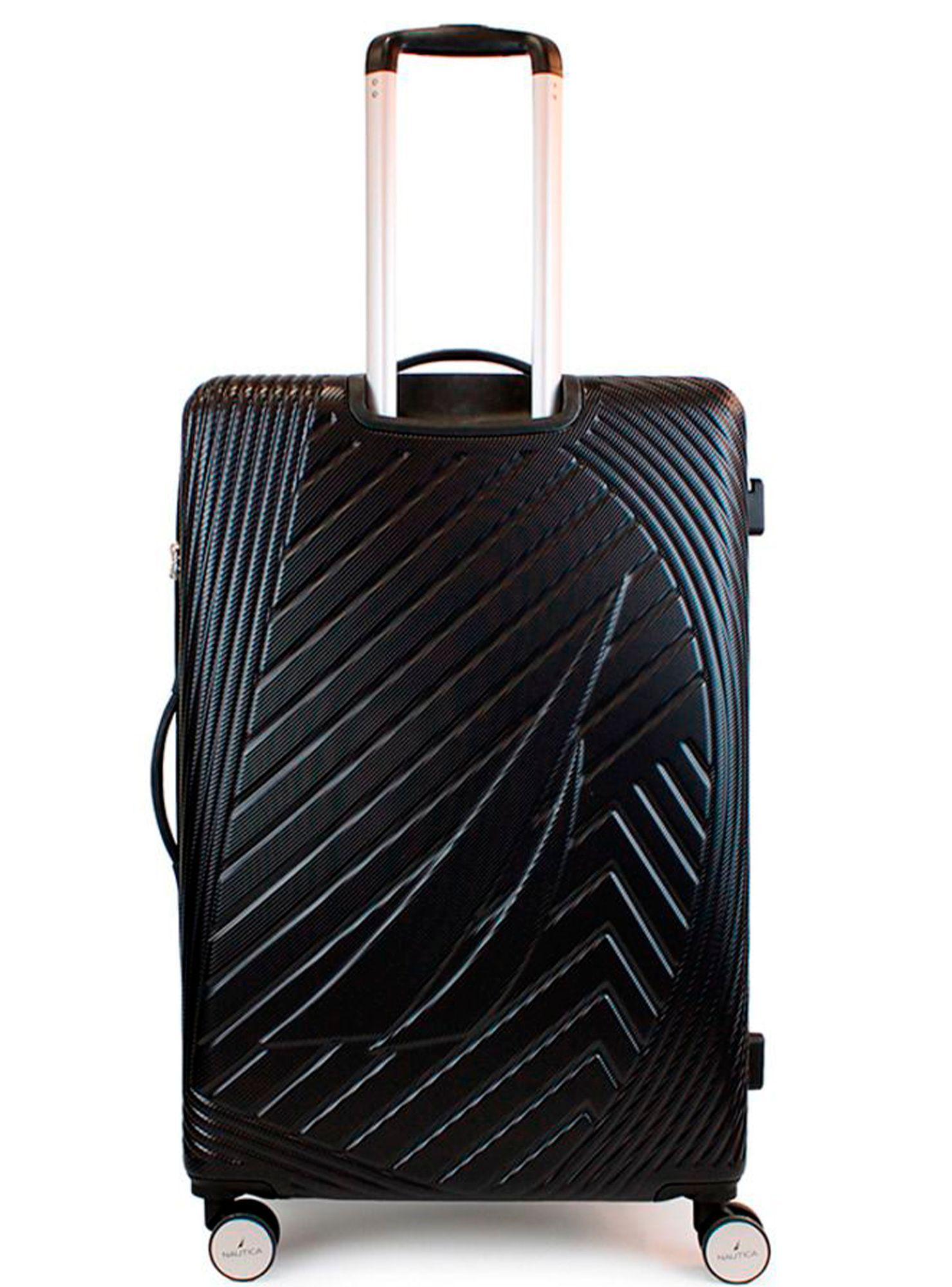 Set de 3 maletas S+M+L Nautica Bahamas negra-6