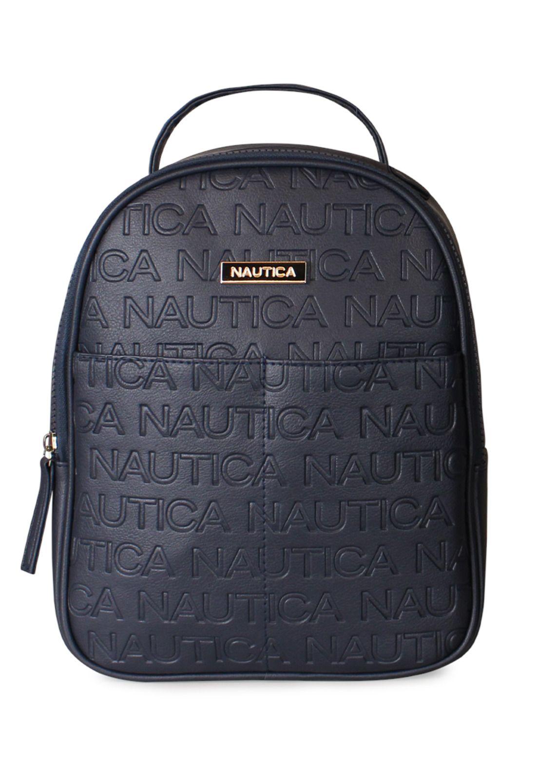 Pack de 4 Nautica Mochila + bandolera + Cartera + Bolso tipo cartera azul-6