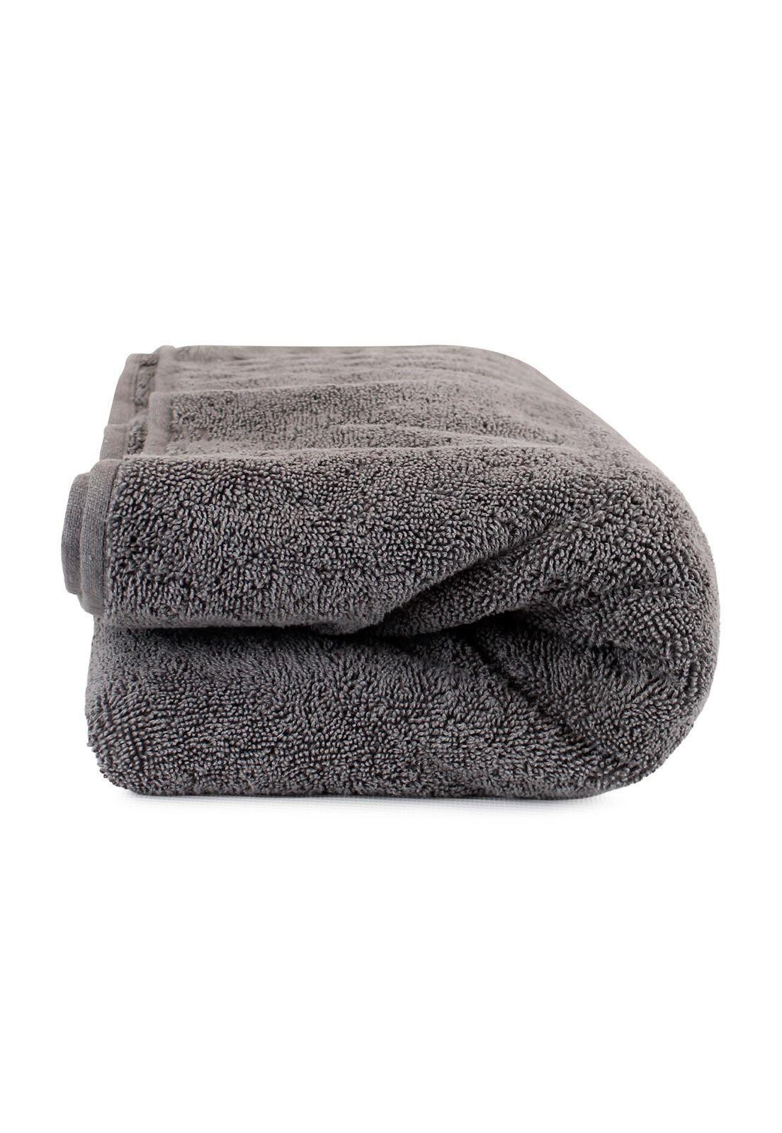 Pack 2 Toallas de Baño Nautica Home 100% algodón 76x137cm gris oscuro-4