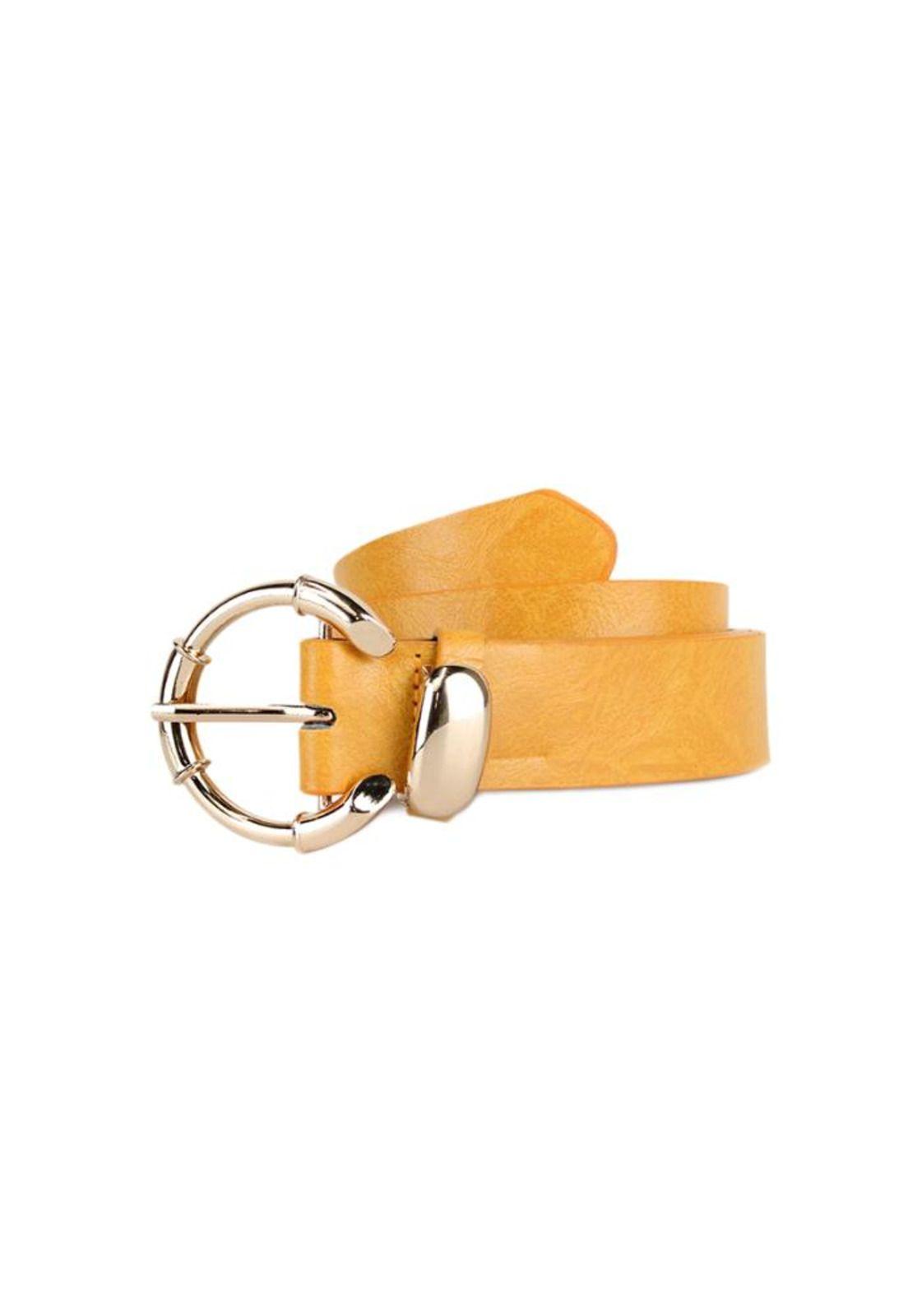 Cinturón mujer Sines amarillo Carven-0