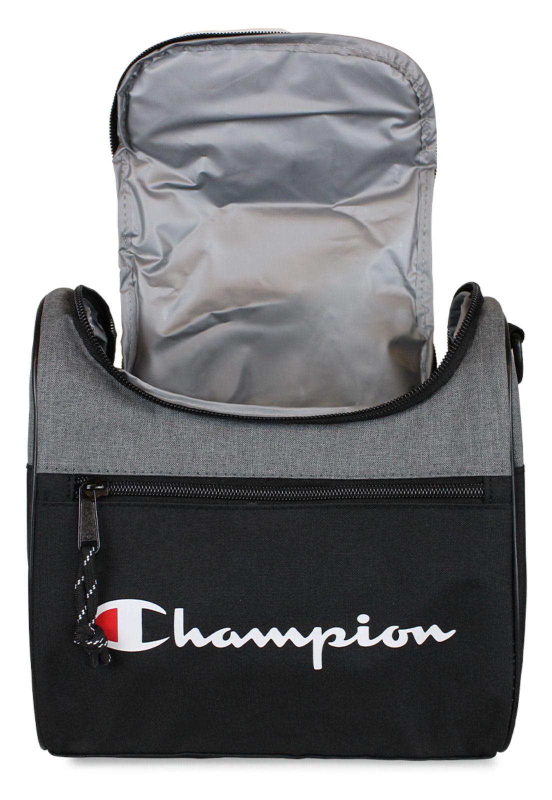 Lonchera térmica Oxford gris Champion-2