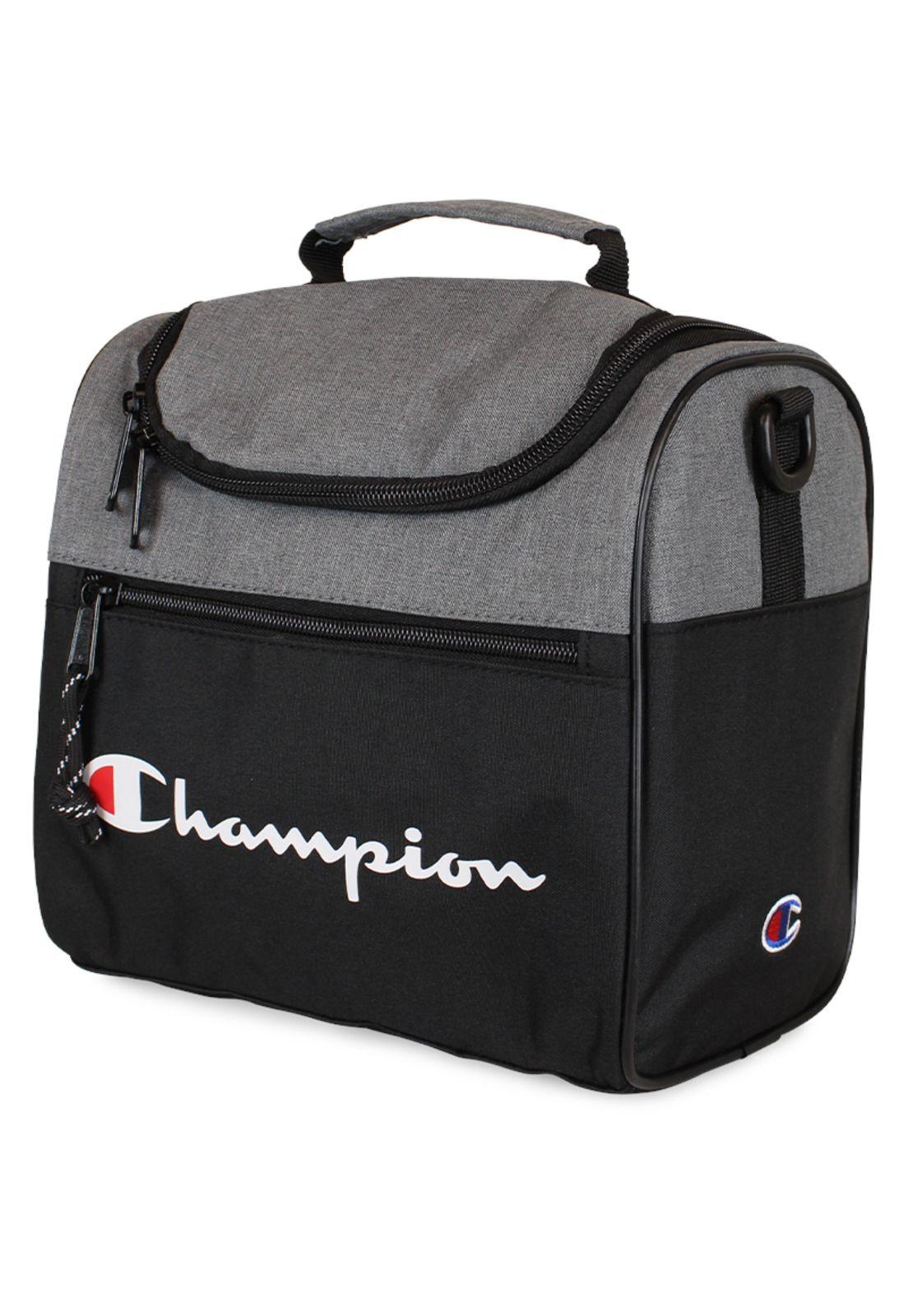 Lonchera térmica Oxford gris Champion-3