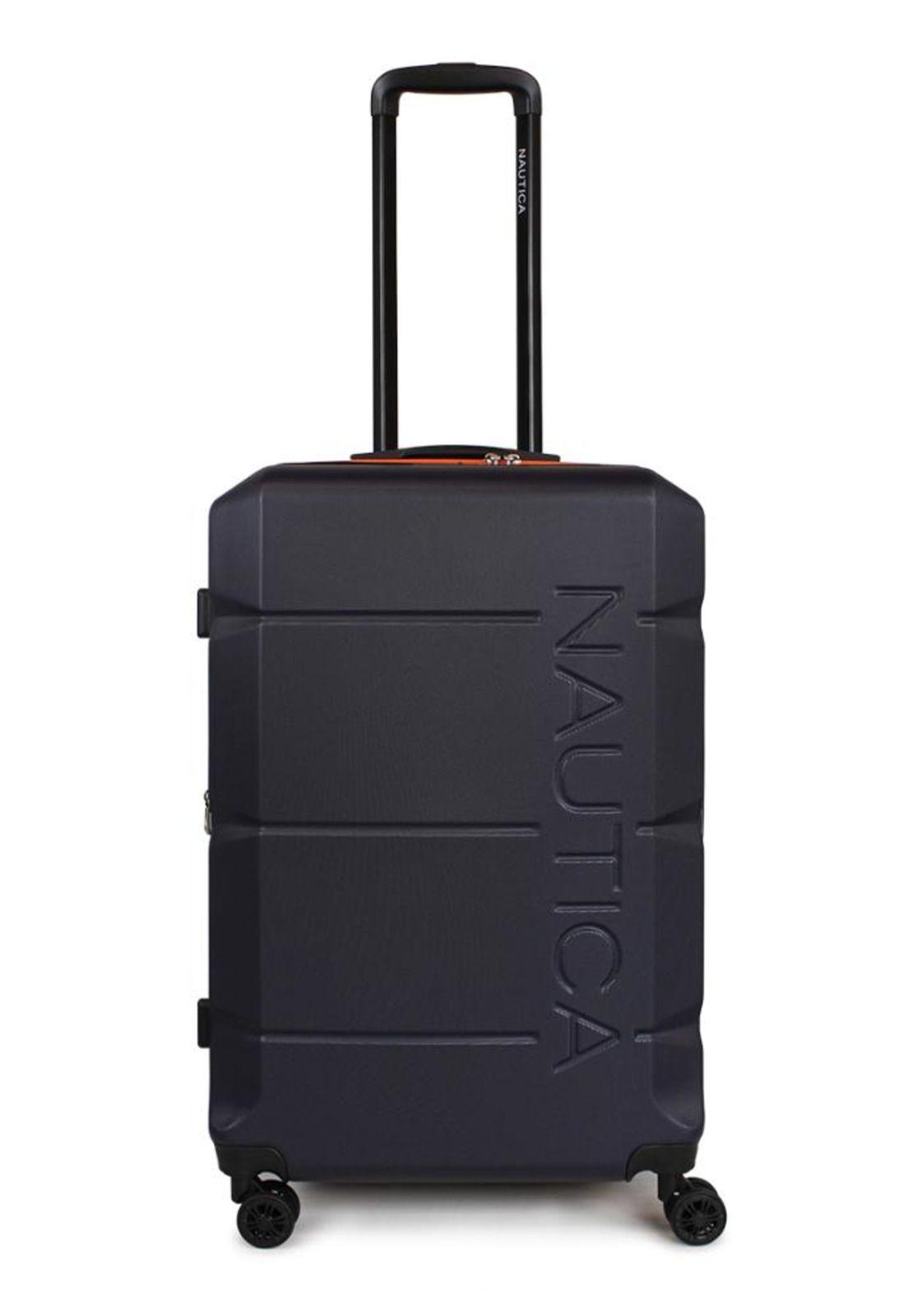 Pack 2 maletas Mediana 18kg + grande 23 kg Marine azul Nautica-5