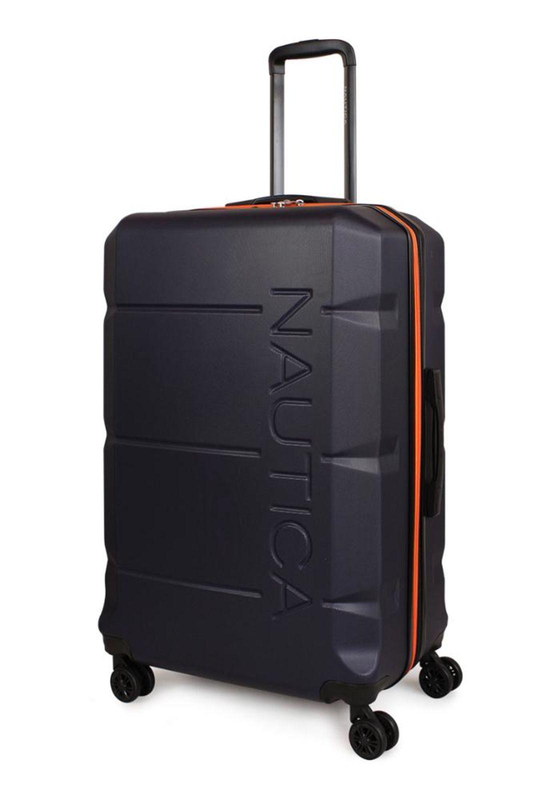 Pack 2 maletas Mediana 18kg + grande 23 kg Marine azul Nautica-6