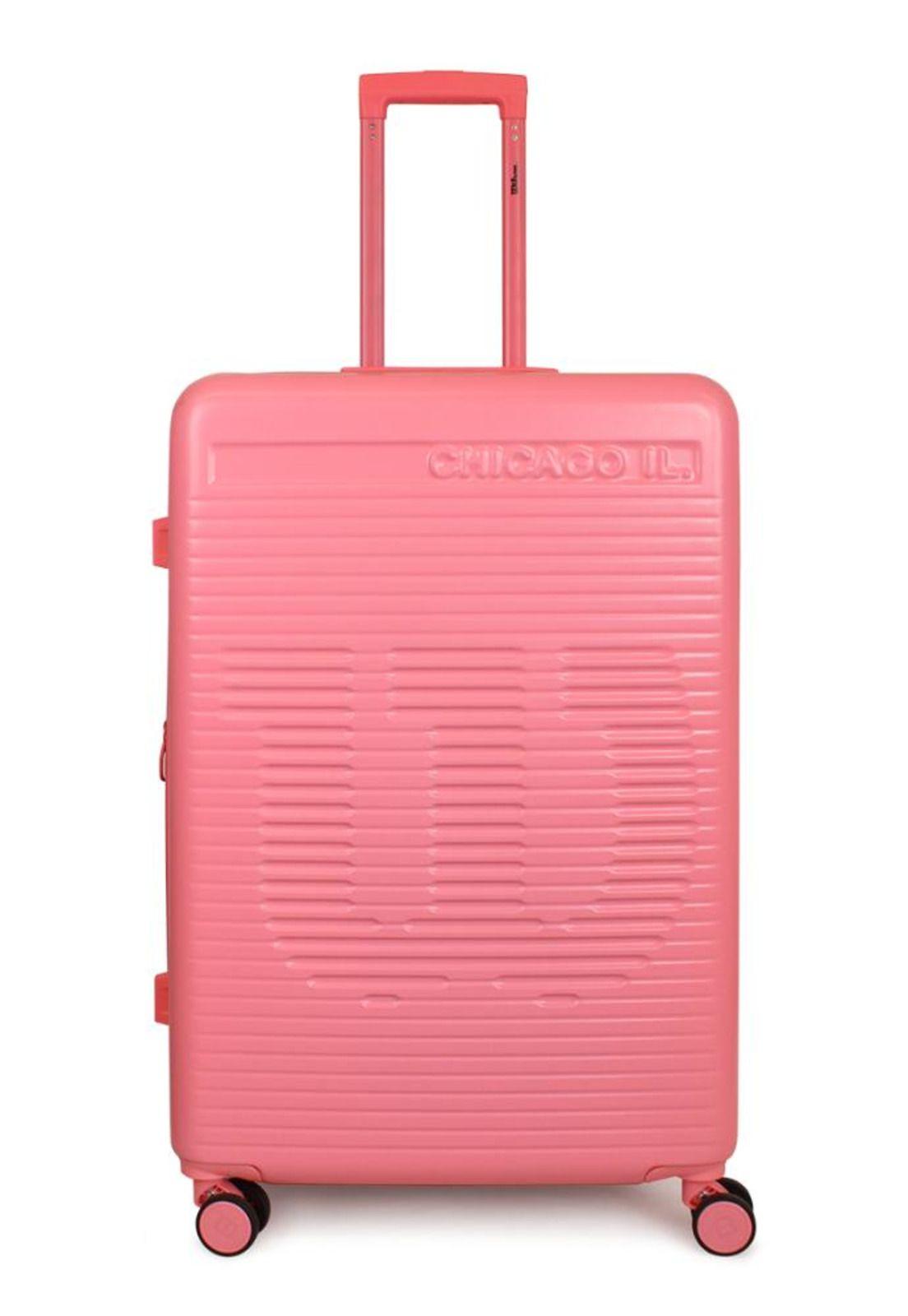Maleta L grande 23kg Chicago rosada Wilson-0