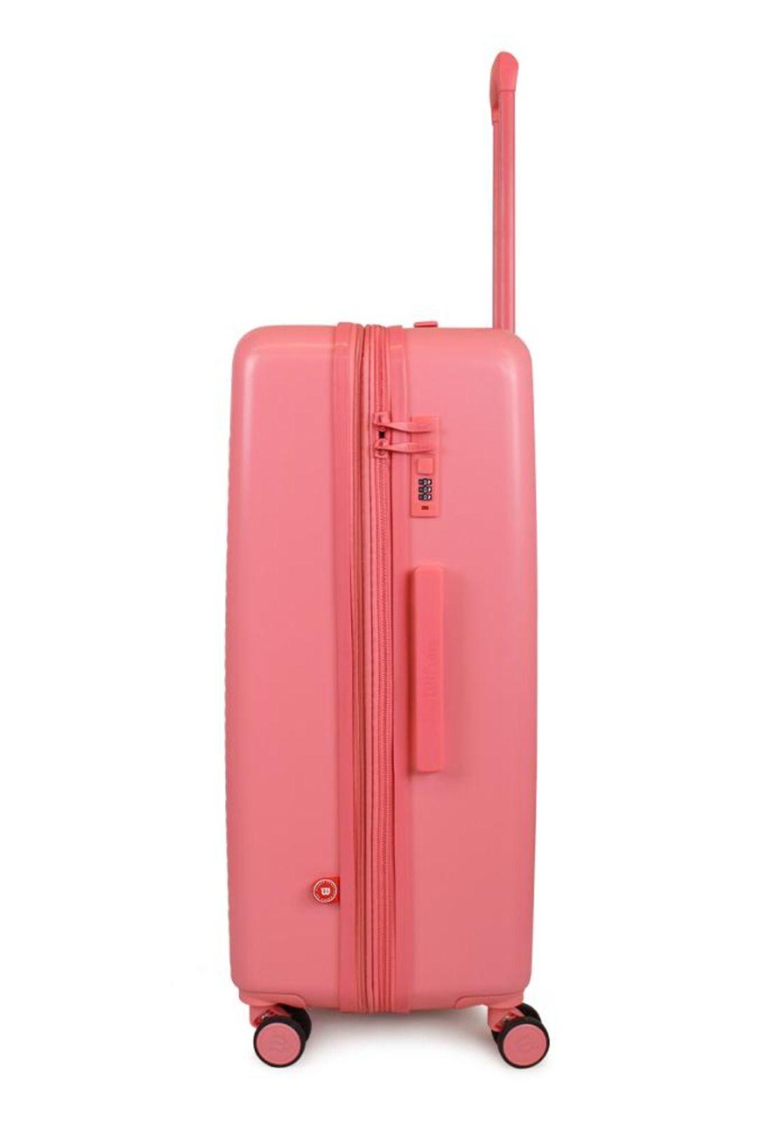 Maleta L grande 23kg Chicago rosada Wilson-6