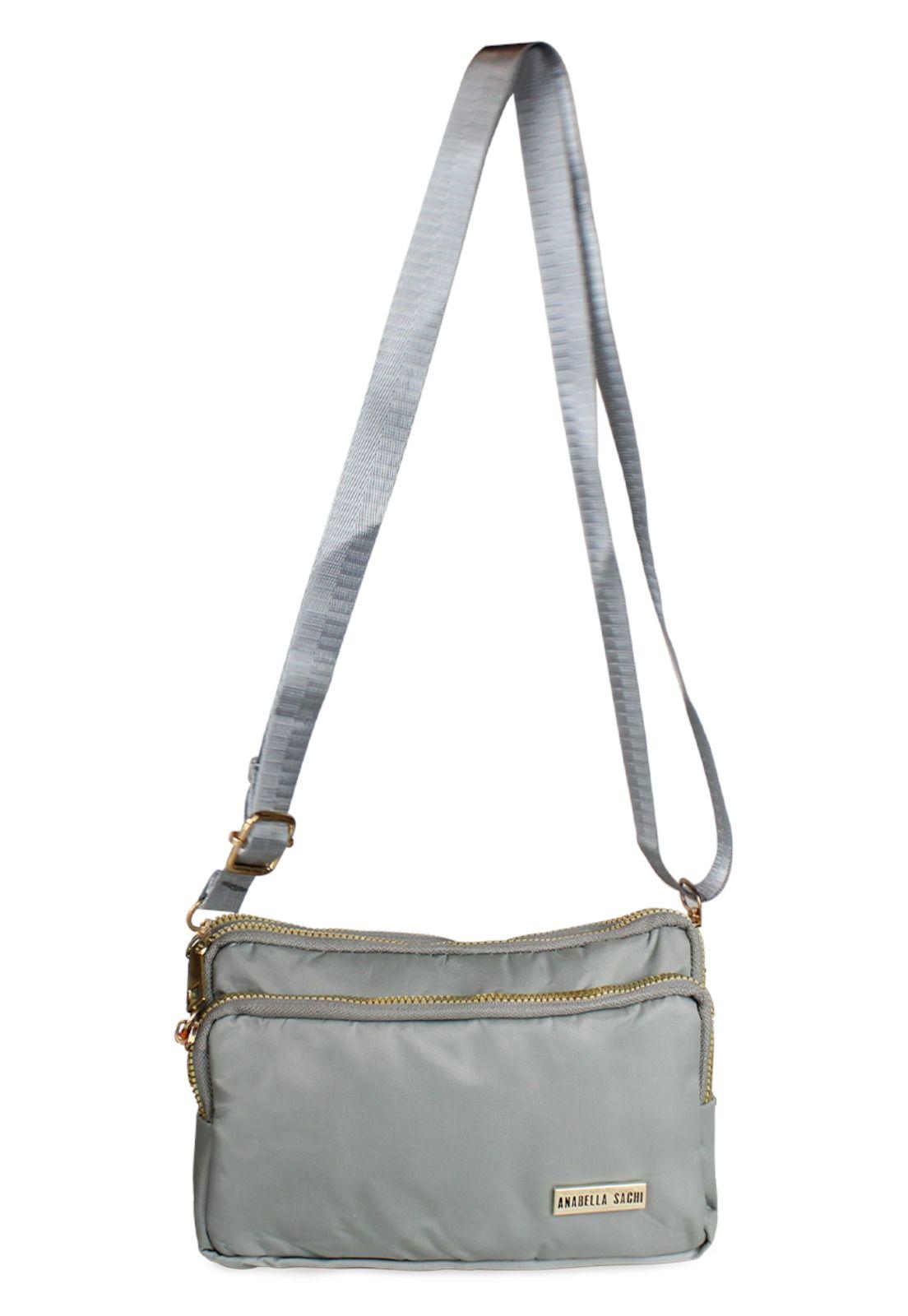 Cartera bandolera Kim gris Anabella Sachi-1