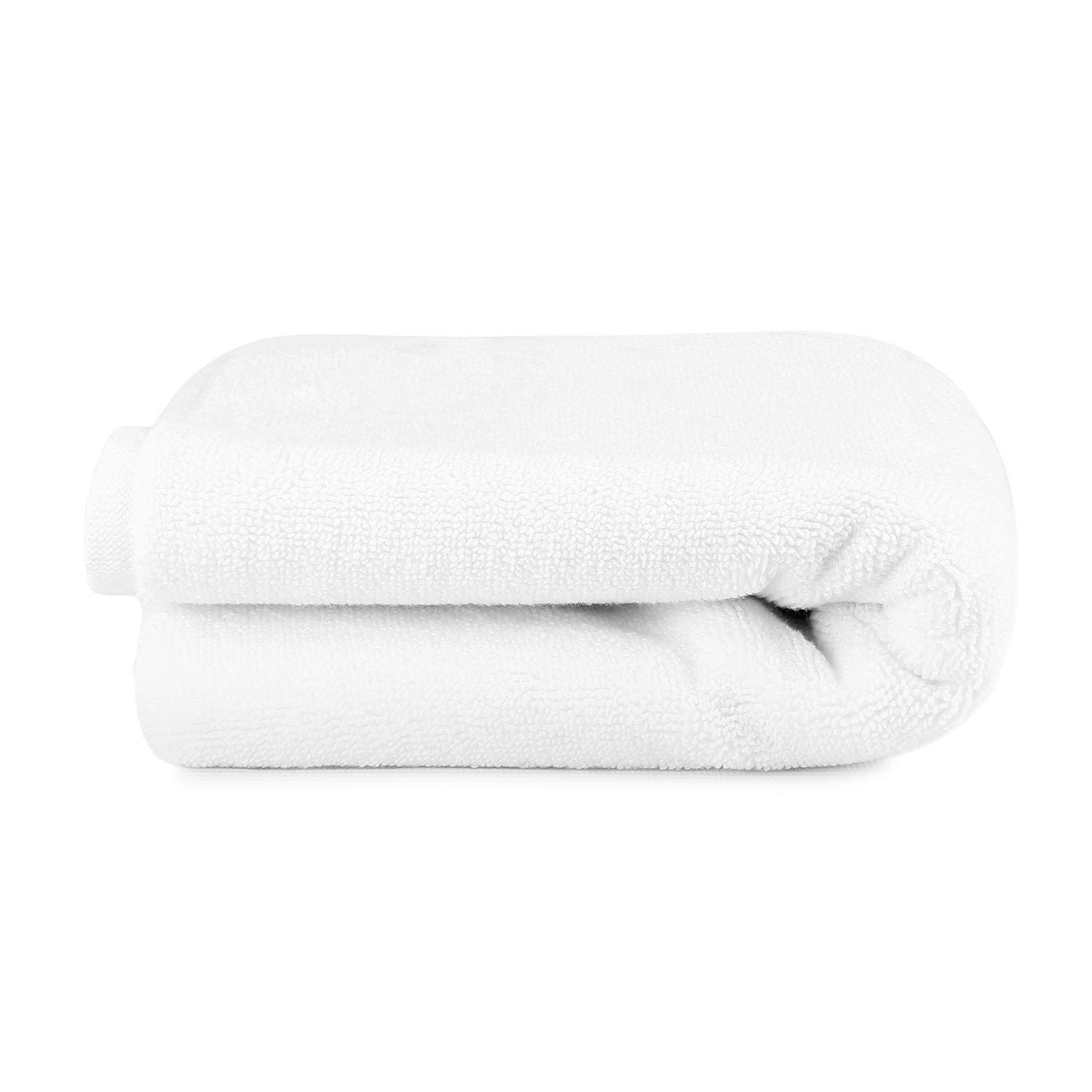 Toalla de Baño Cuerpo Nautica Home 100% algodón alta calidad 76x152cm blanca-2