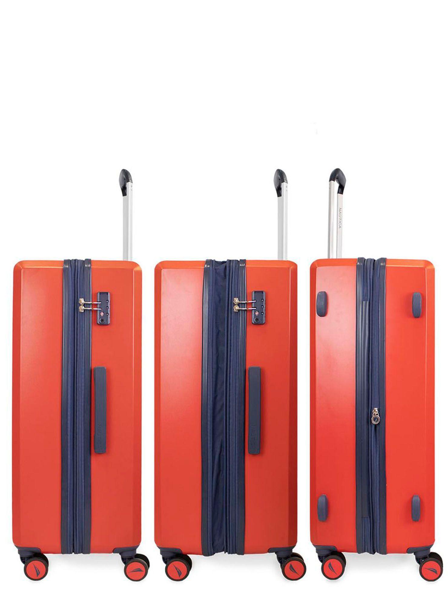Set 3 Maletas Copper Nautica S+M+L Cabina 10k Mediana 20k y Grande 23k naranja-6