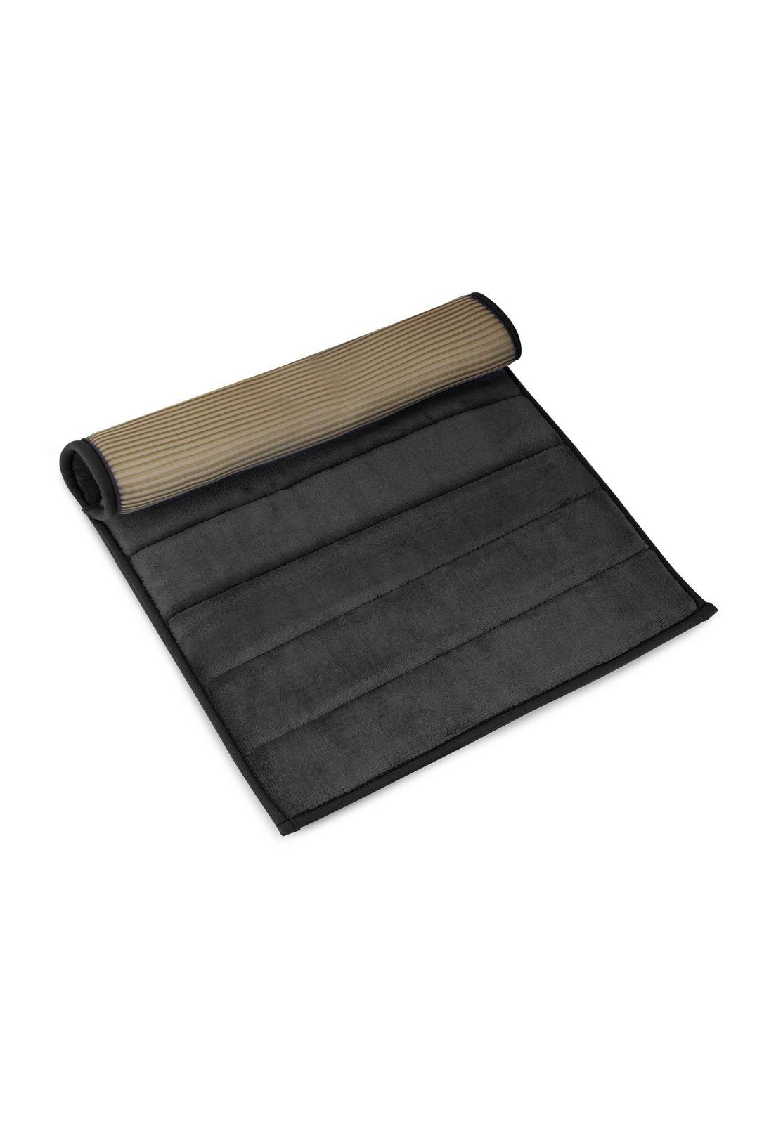 Alfombra de baño Nautica 50x80cm coralina ultra suave negro-2