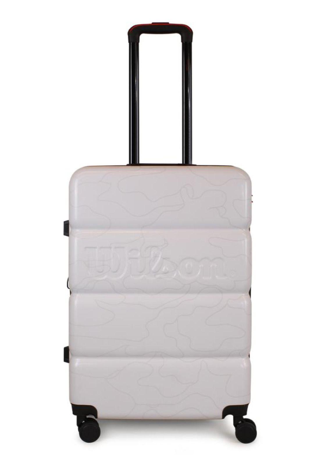 Maleta M Puffa mediana 20kg Blanca Wilson-0