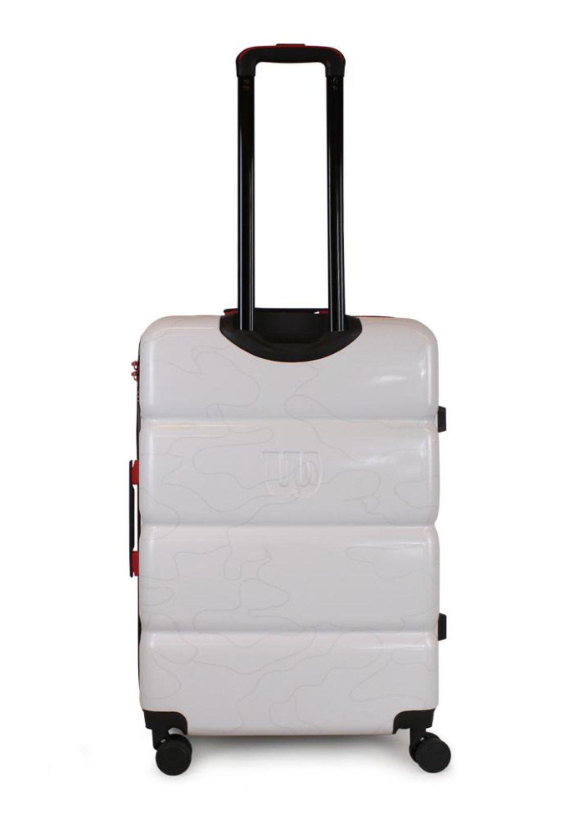 Maleta M Puffa mediana 20kg Blanca Wilson-8