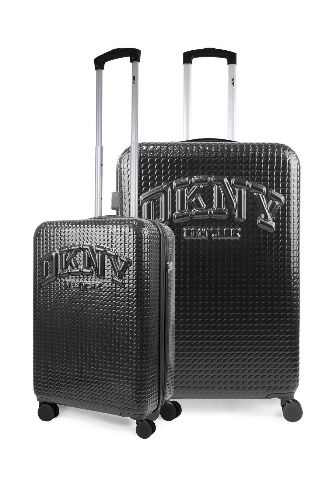 Pack 2 Maletas Donna Karan Hot Town S 10k + L 23k negra DKNY-0