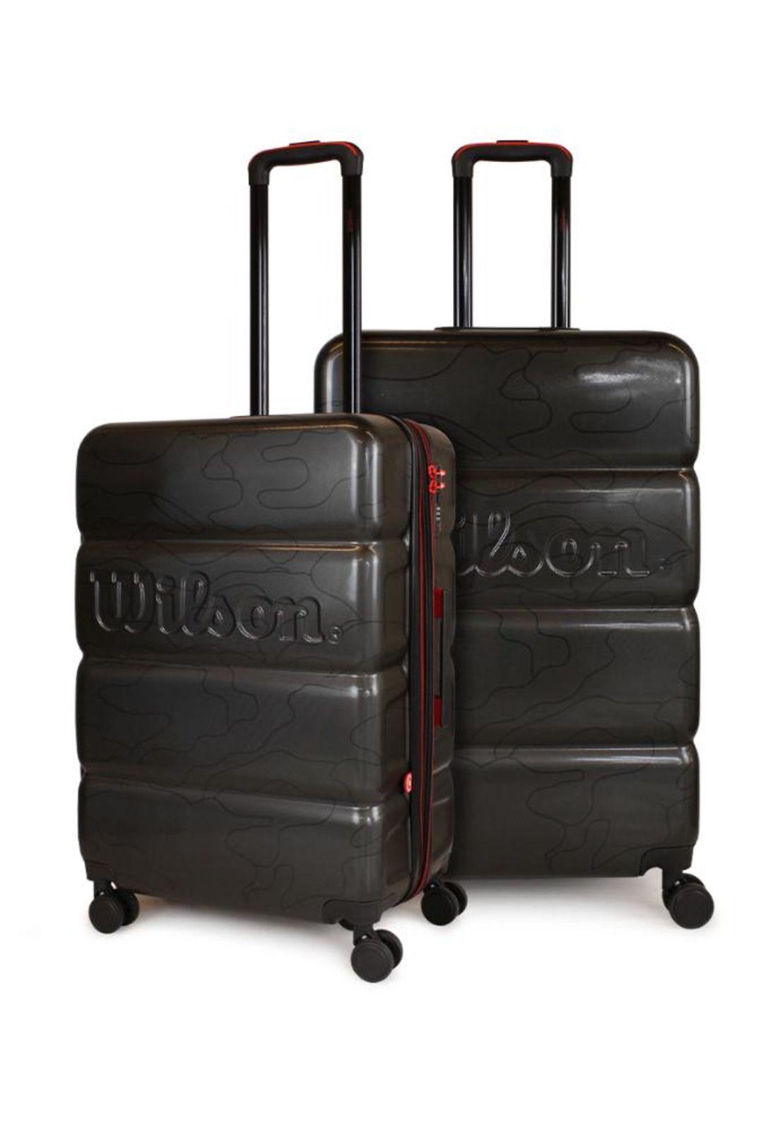 Pack 2 maletas M+L mediana y grande negra Puffa Wilson-0