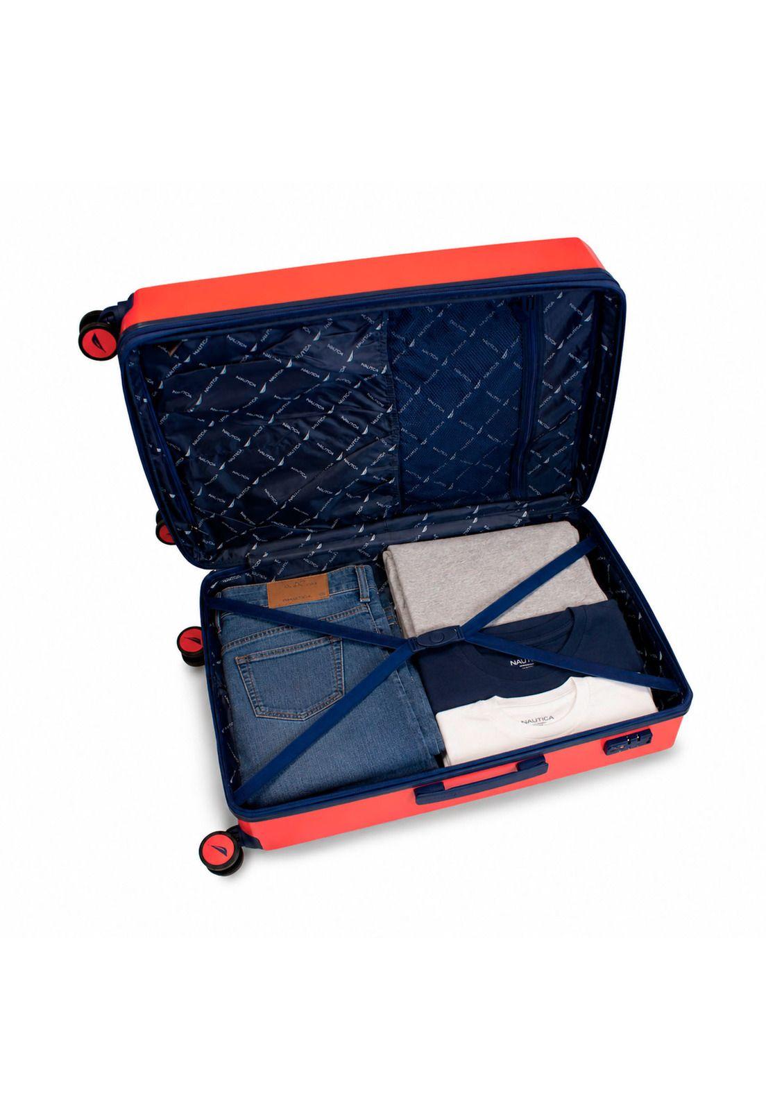 Pack 2 maletas Copper Nautica cabina 10k y mediana 20k naranja-4