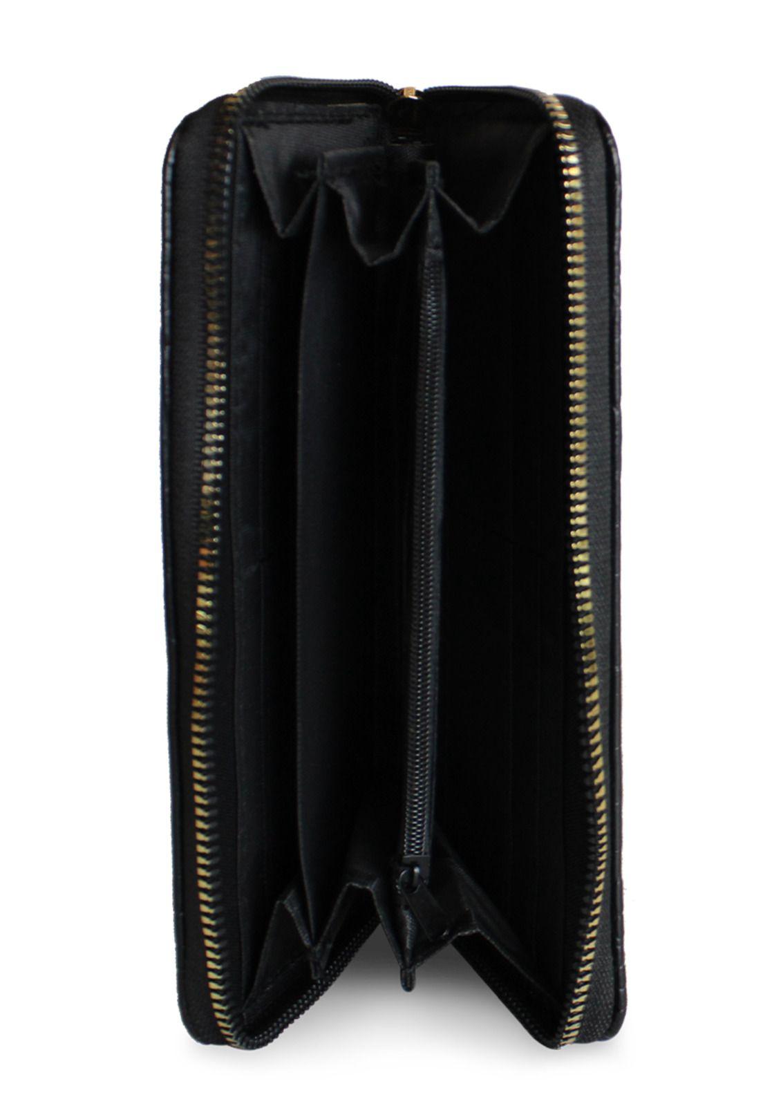 Billetera mujer Sofia negra Carven Paris-4