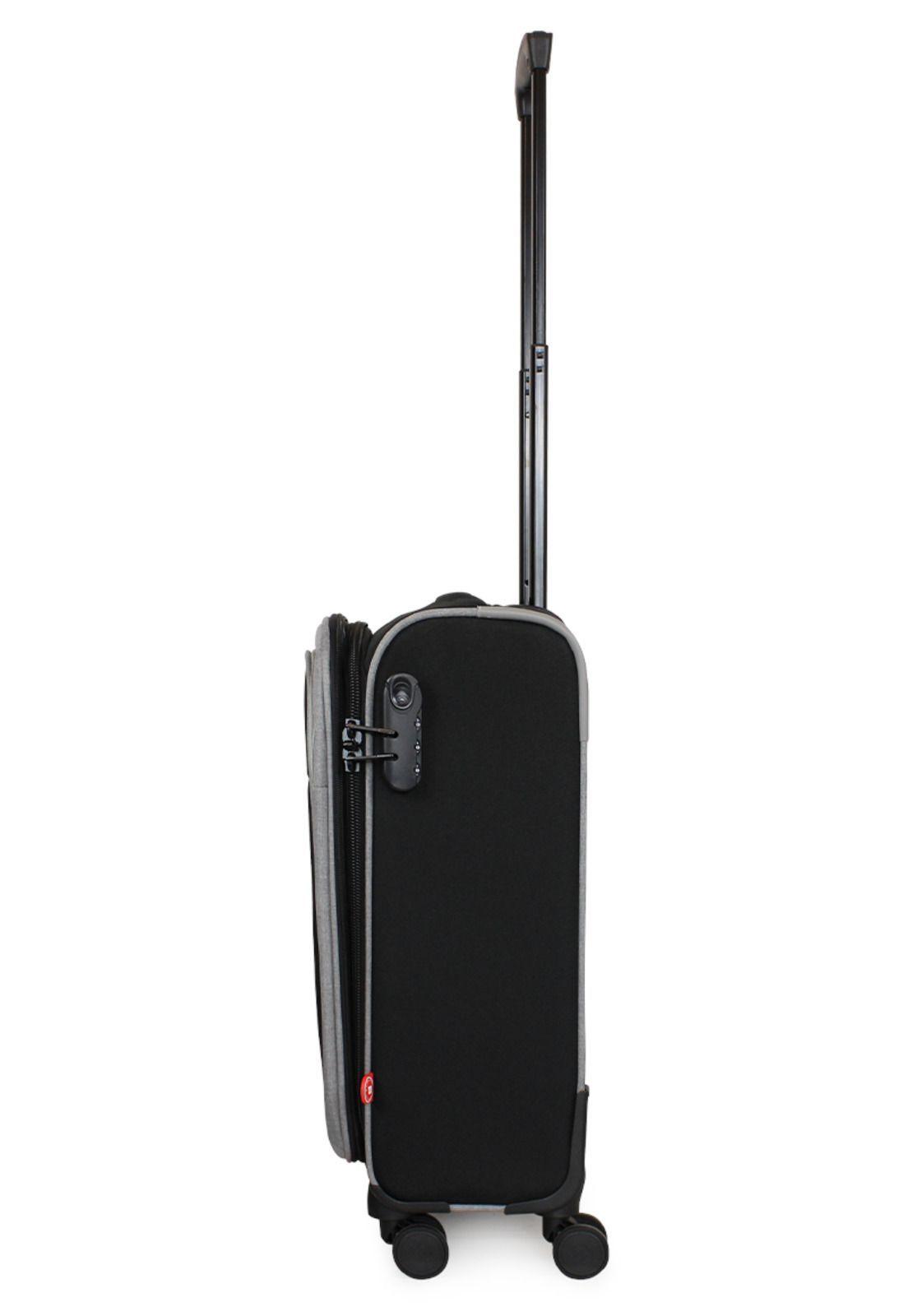 Maleta blanda de tela Wilson S cabina 10k Sporting negra-6