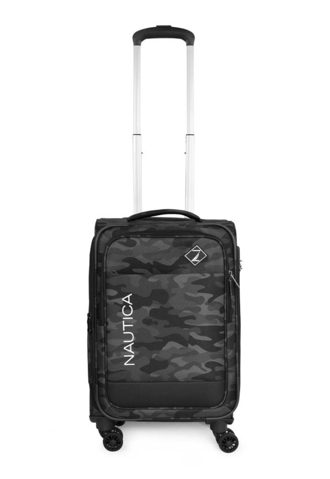 Set 3 maletas blandas de tela Barham S+M+L negra Nautica-5