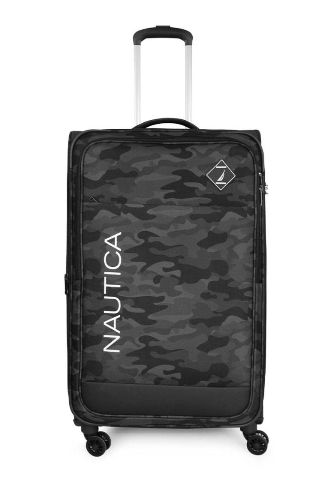 Set 3 maletas blandas de tela Barham S+M+L negra Nautica-6