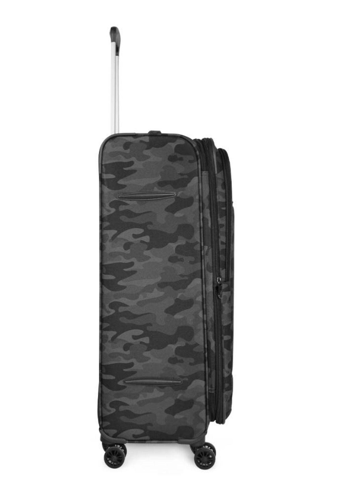 Set 3 maletas blandas de tela Barham S+M+L negra Nautica-7