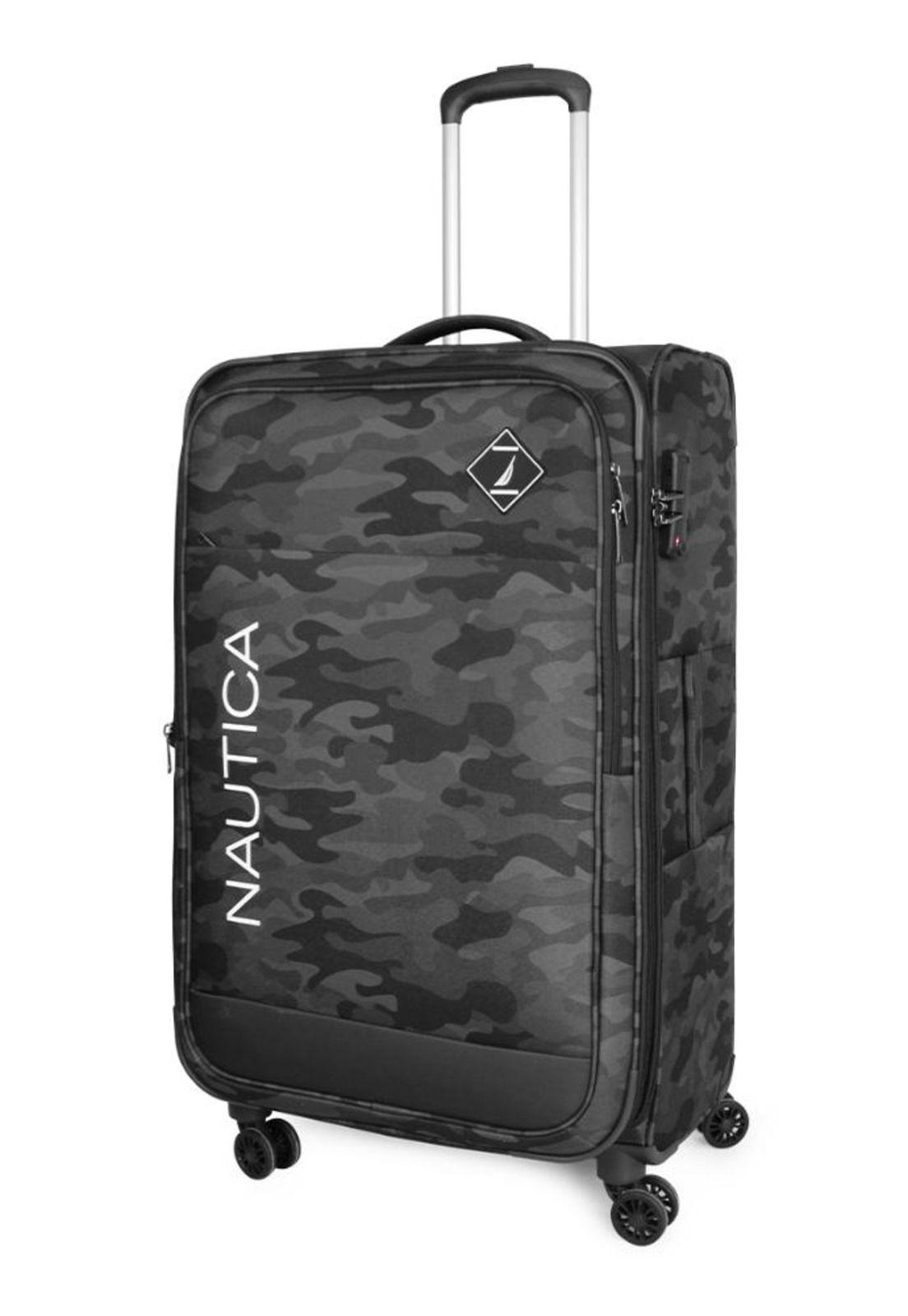 Set 3 maletas blandas de tela Barham S+M+L negra Nautica-8