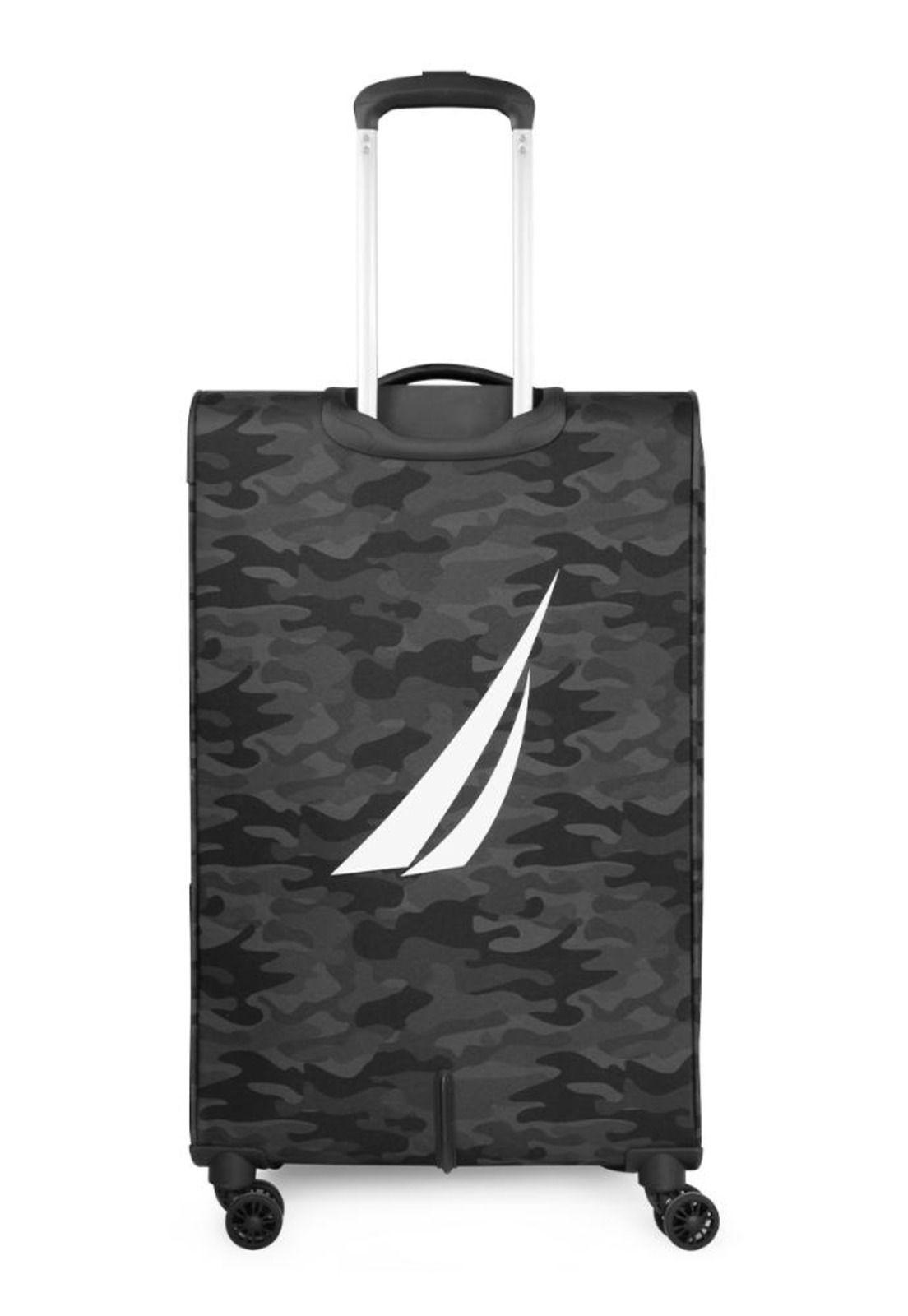 Set 3 maletas blandas de tela Barham S+M+L negra Nautica-9