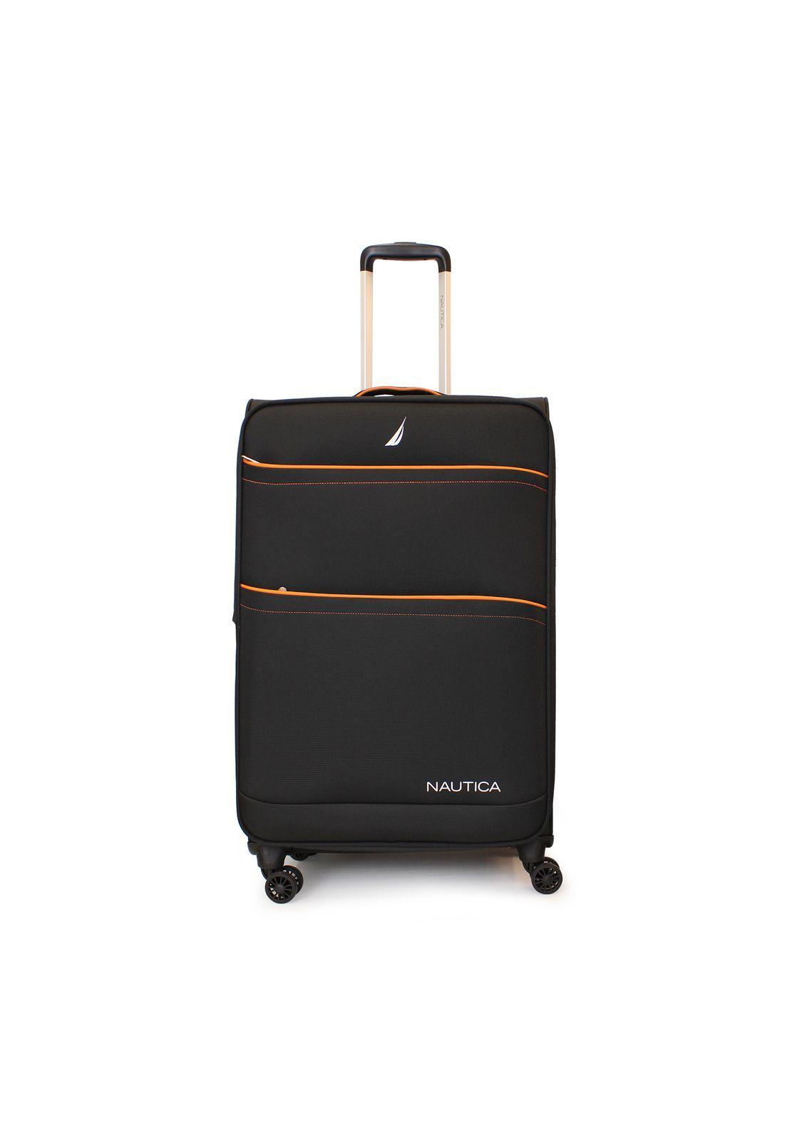 Pack 2 maletas blandas de tela M+L Nautica Lisboa 20k y 23k negra-6