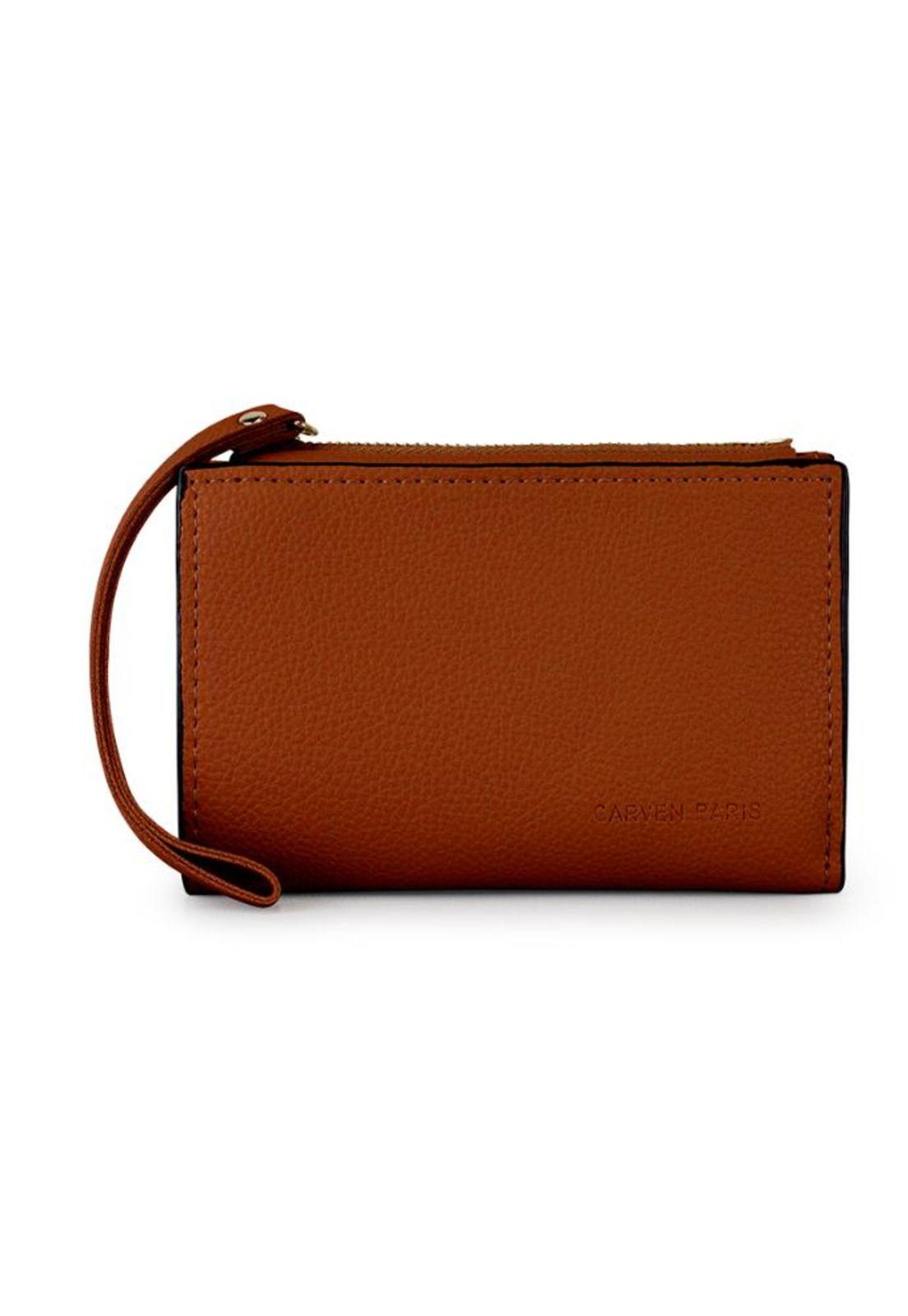 Billetera mujer Adara brown Carven-3
