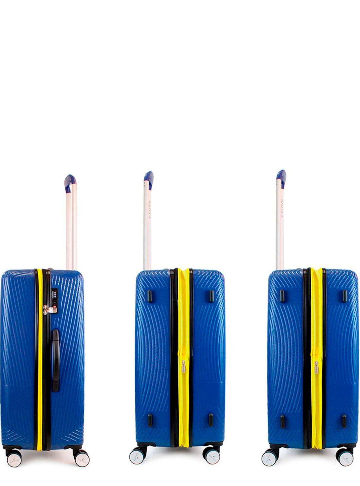 Set de 3 maletas S+M+L Nautica Bahamas azul-6