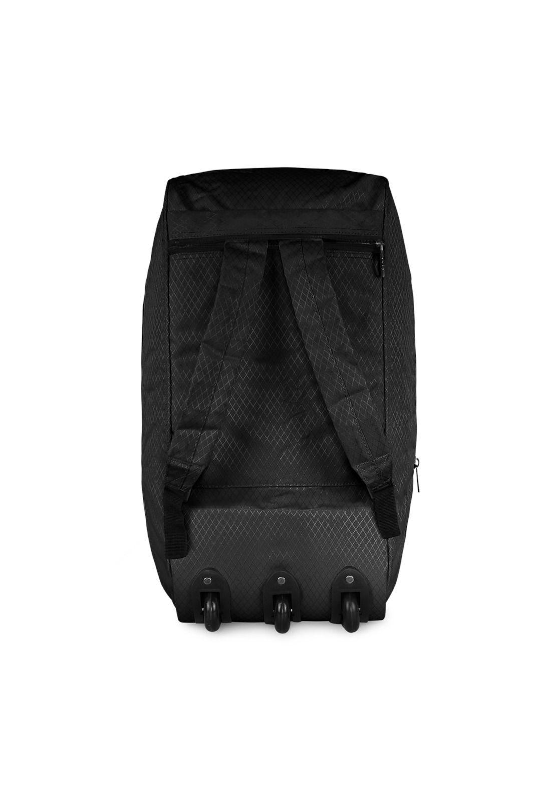 Bolso tipo Mochila con ruedas + Candado Challenger negro-3