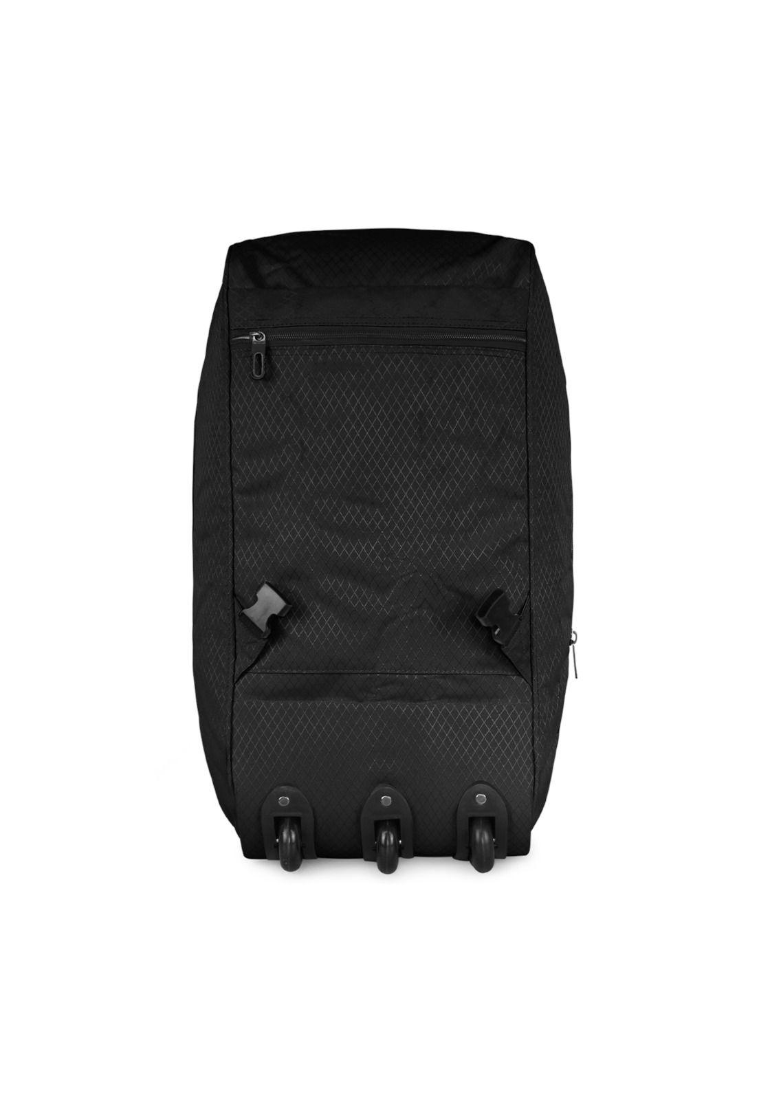 Bolso tipo Mochila con ruedas + Candado Challenger negro-4