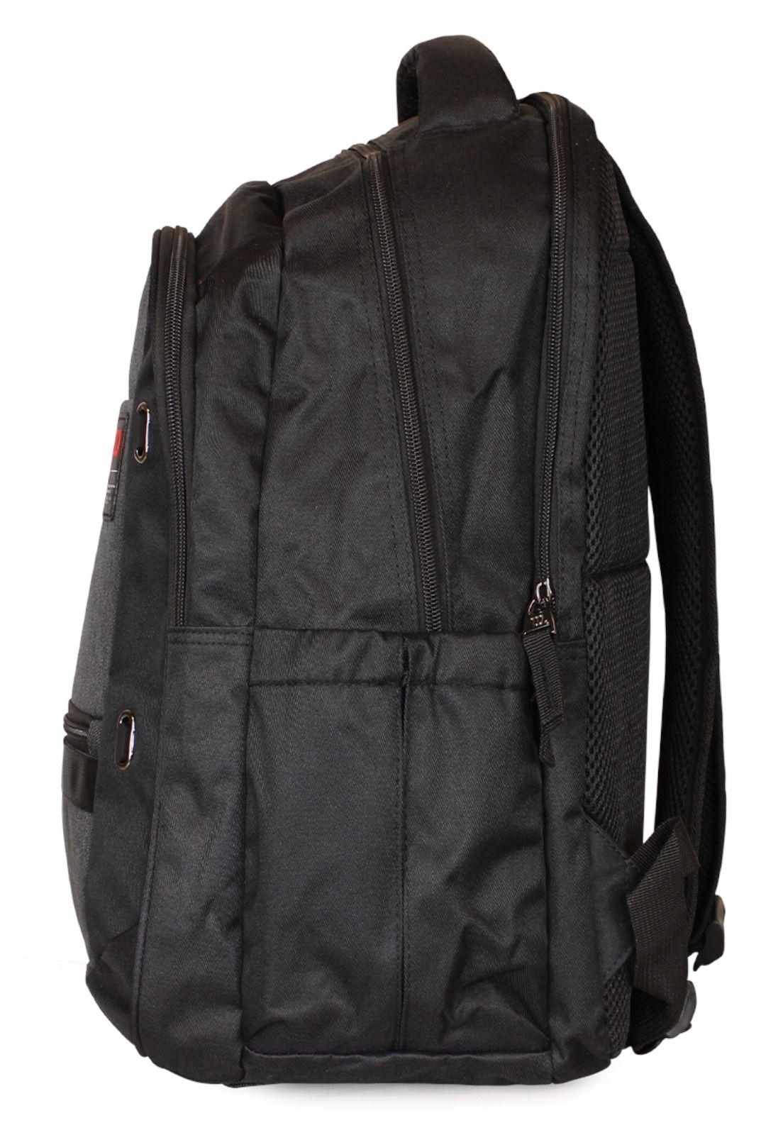 Mochila Wilson Ejecutiva Seul negro con porta notebook y usb-2