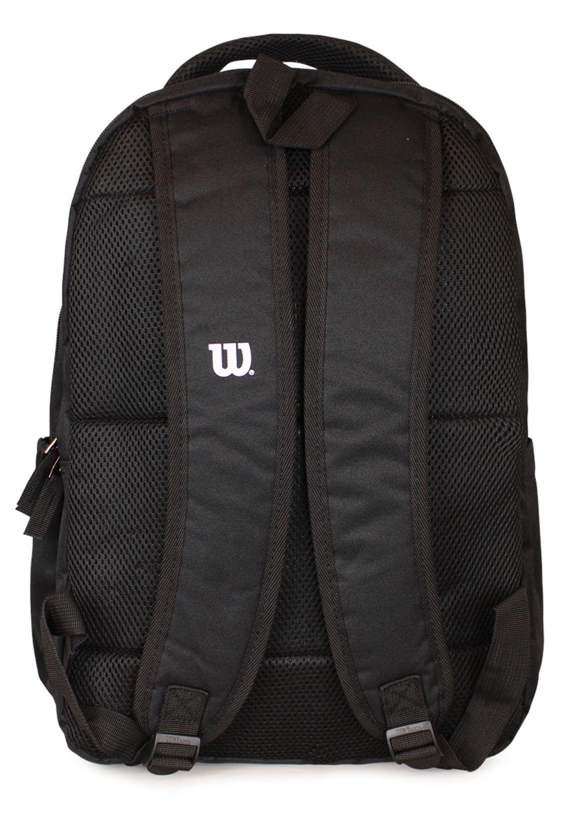Mochila Wilson Ejecutiva Seul negro con porta notebook y usb-5