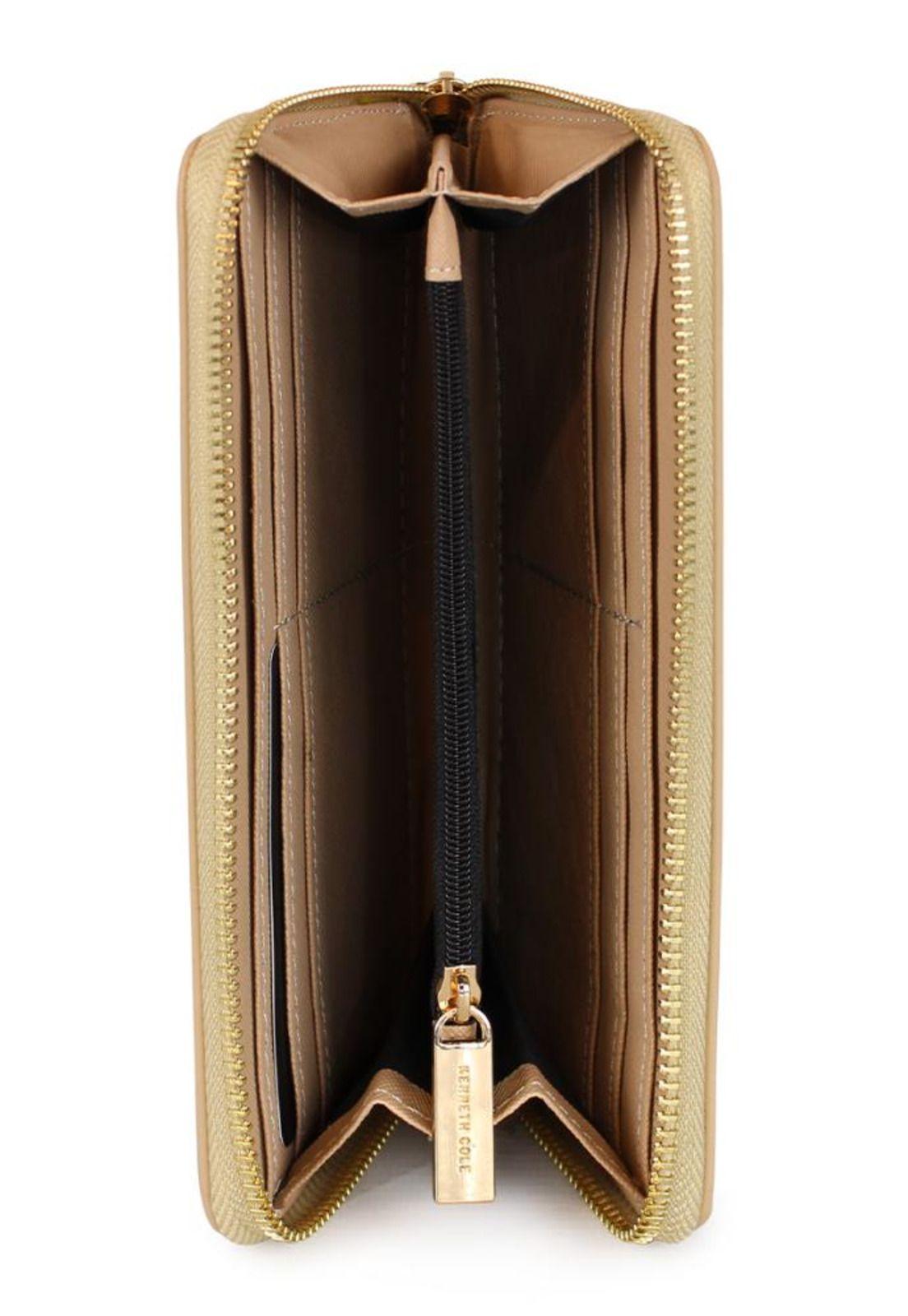 Billetera mujer Ava gold Kenneth Cole-3