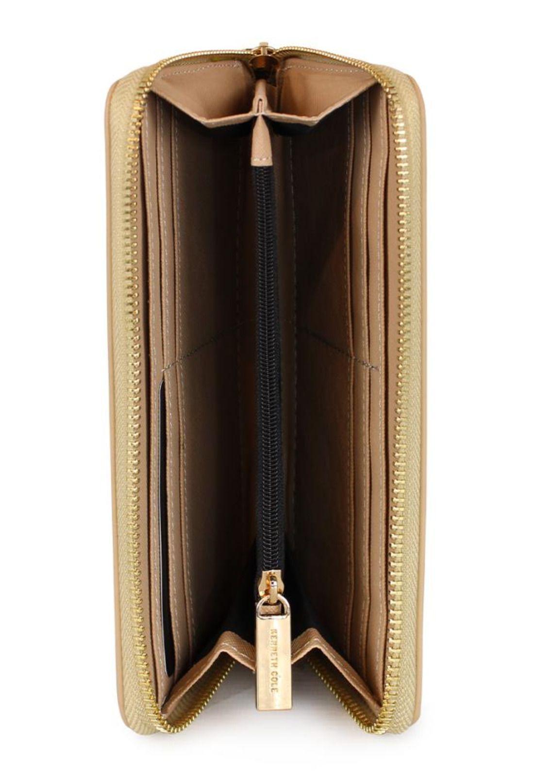 Billetera mujer Ava gold Kenneth Cole-3