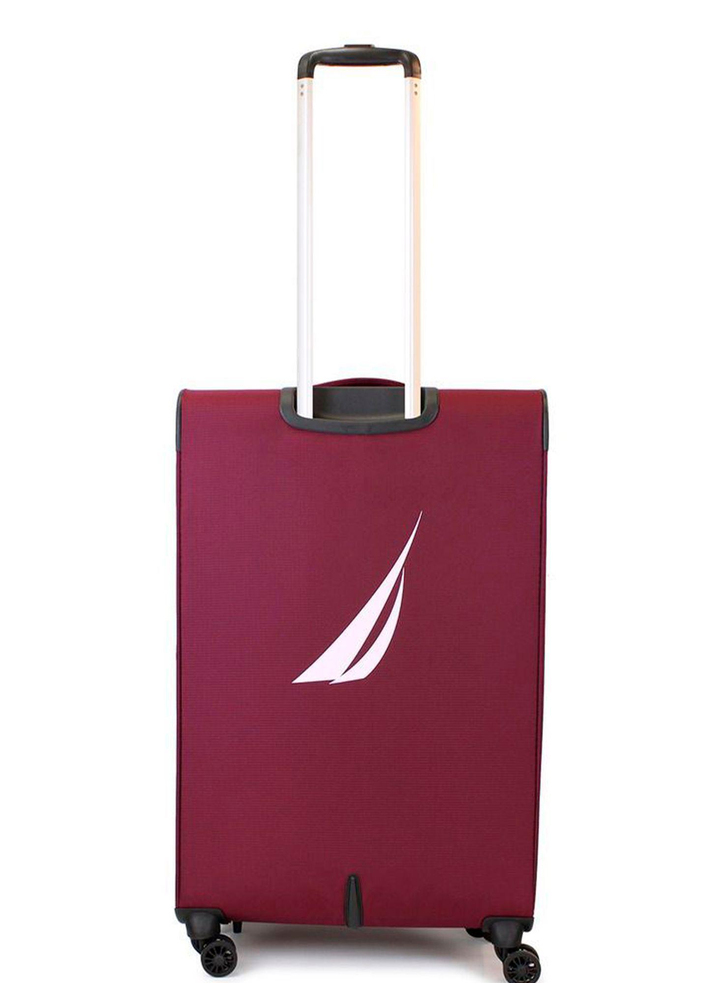 Pack 2 maletas blandas de tela S+M Nautica Valencia 10k y 20k burdeo-7