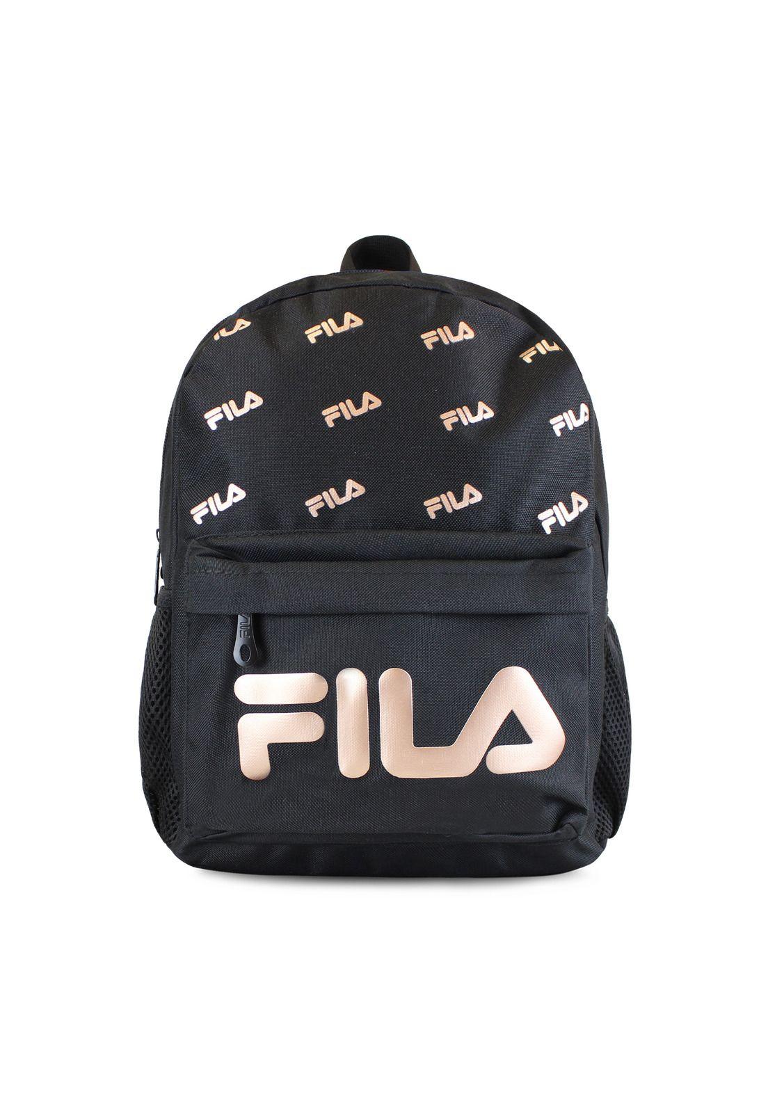 Pack Maleta cabina S Lola 10kg + Mochila Urbanix Fila 16lts negro-rose gold-5