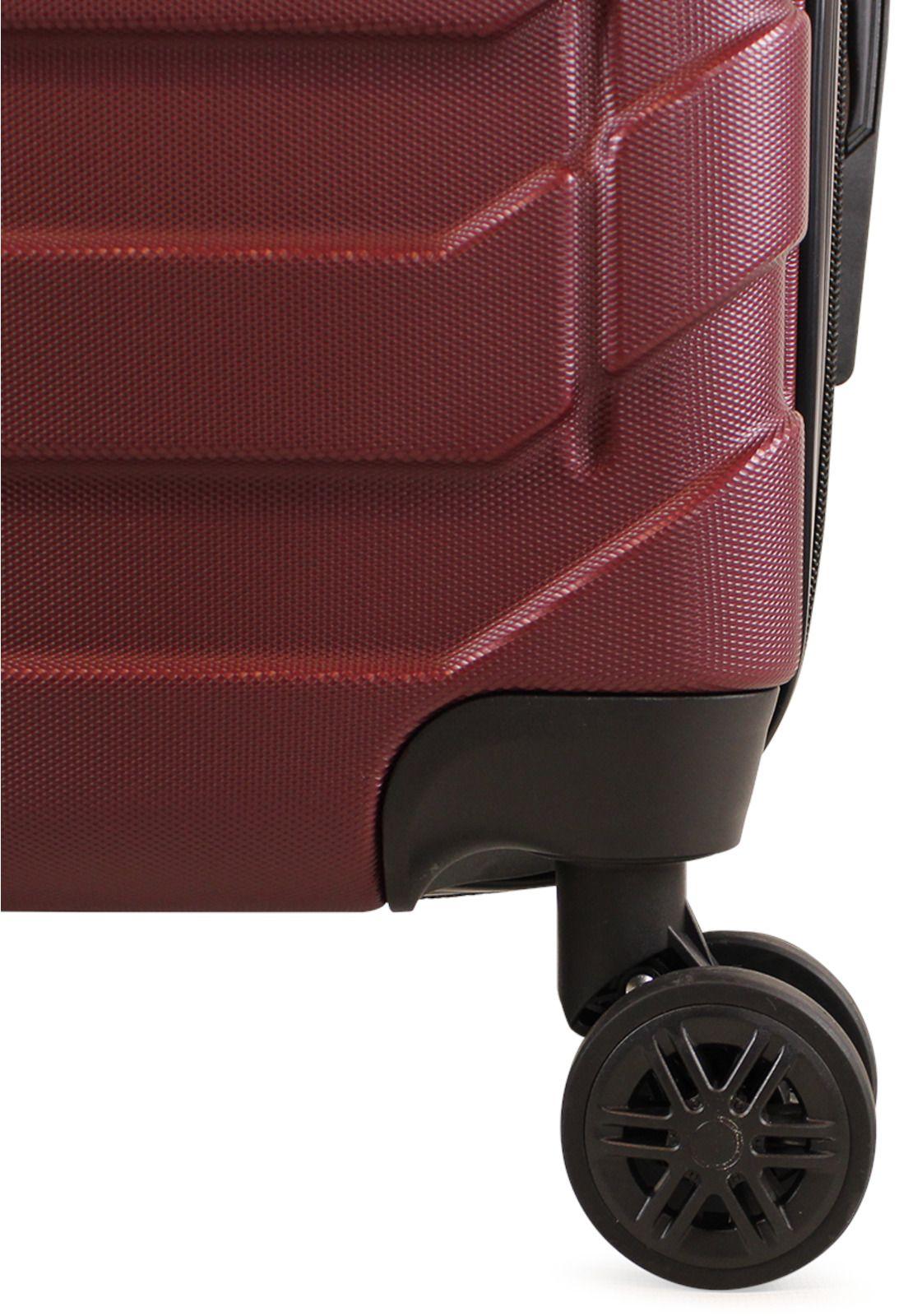 Set de 3 maletas Soho S+M+L burdeo Nautica-4
