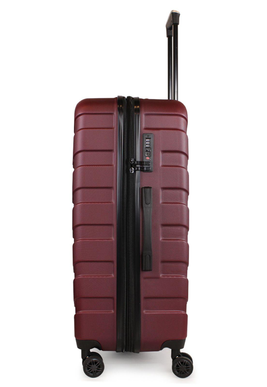 Set de 3 maletas Soho S+M+L burdeo Nautica-7