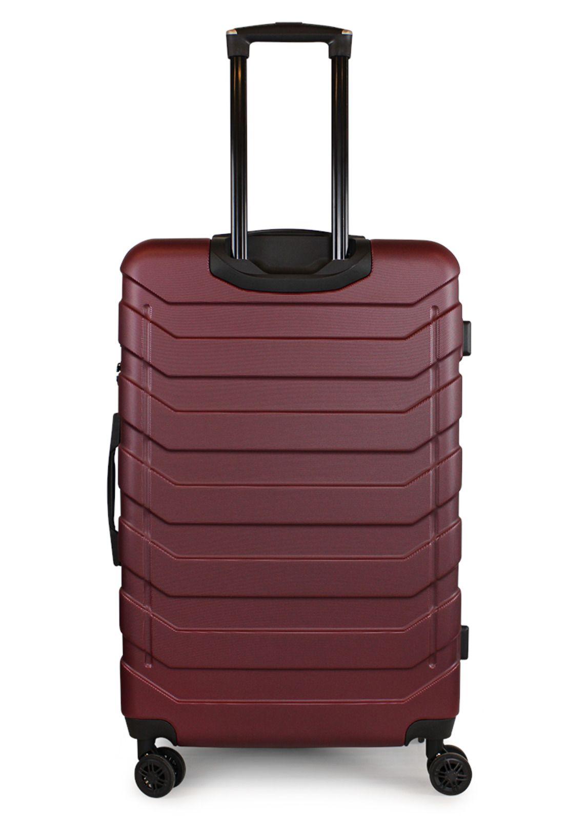 Set de 3 maletas Soho S+M+L burdeo Nautica-9