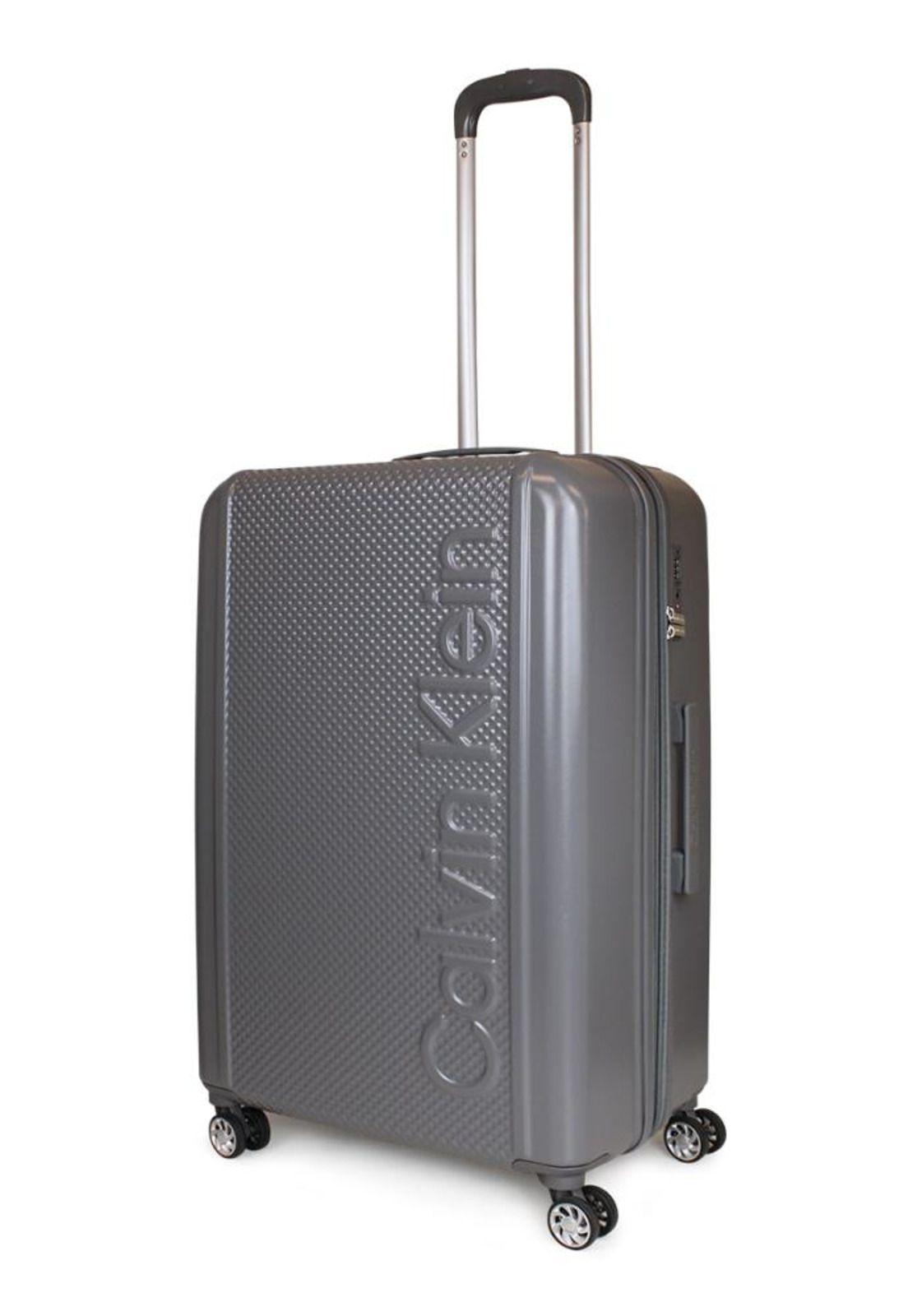 Pack 2 maletas Rome S cabina 10kg + mediana 20kg gris oscuro Calvin Klein-6